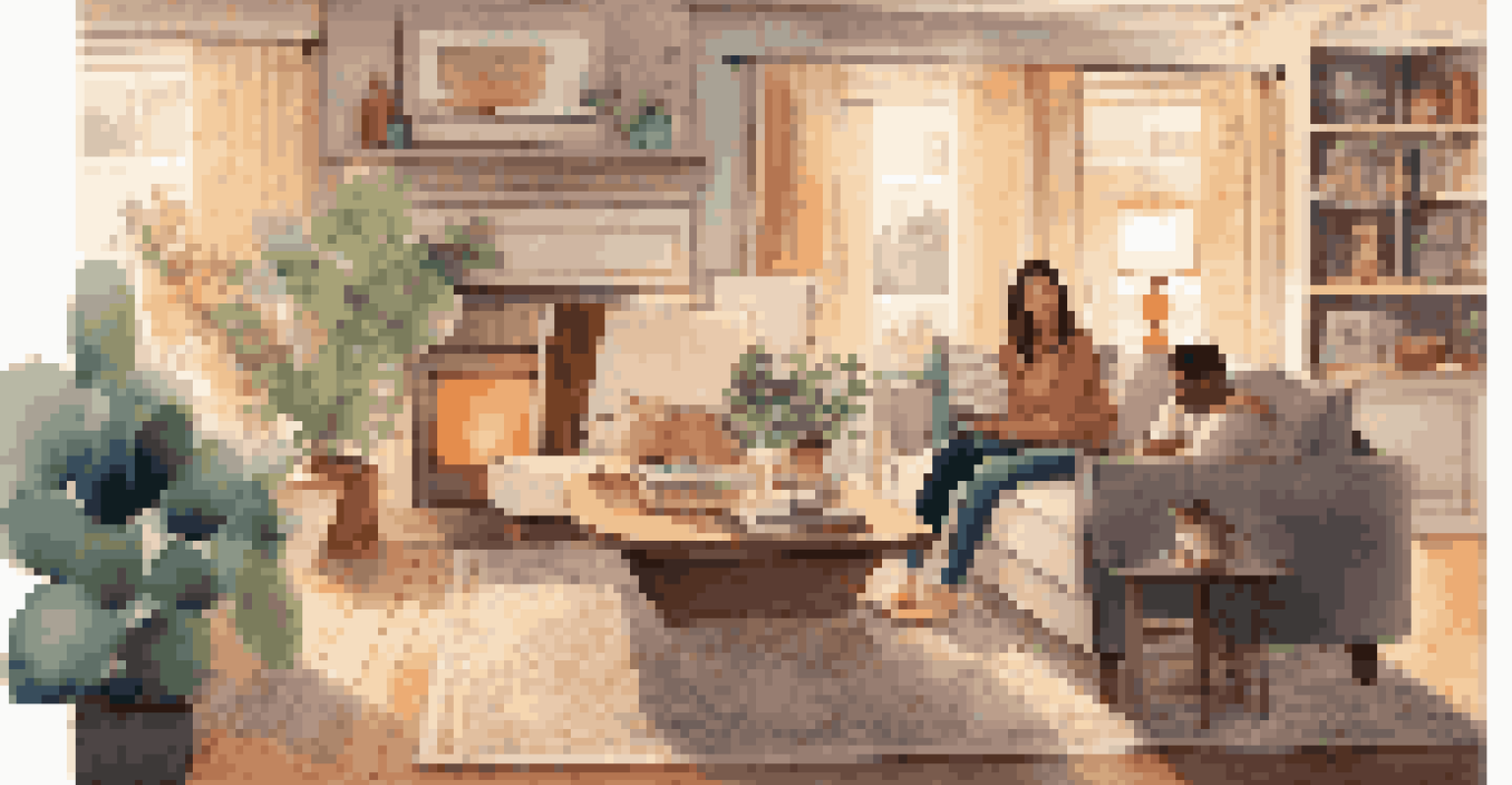 A father and daughter playing a board game in a beautifully decorated living room.