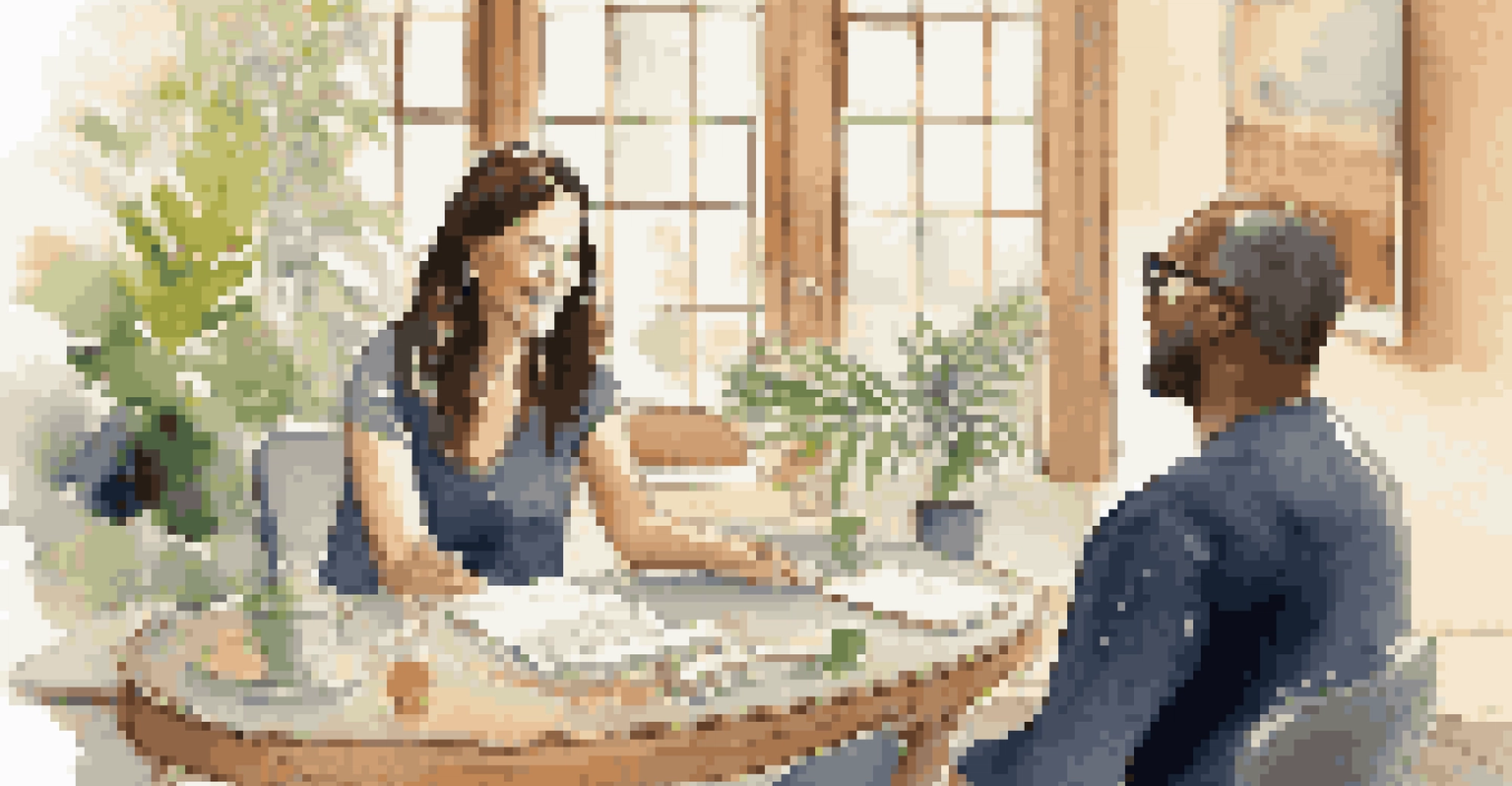 A wellness coach giving personalized guidance to a participant in a luxurious indoor setting filled with natural light and wellness materials.