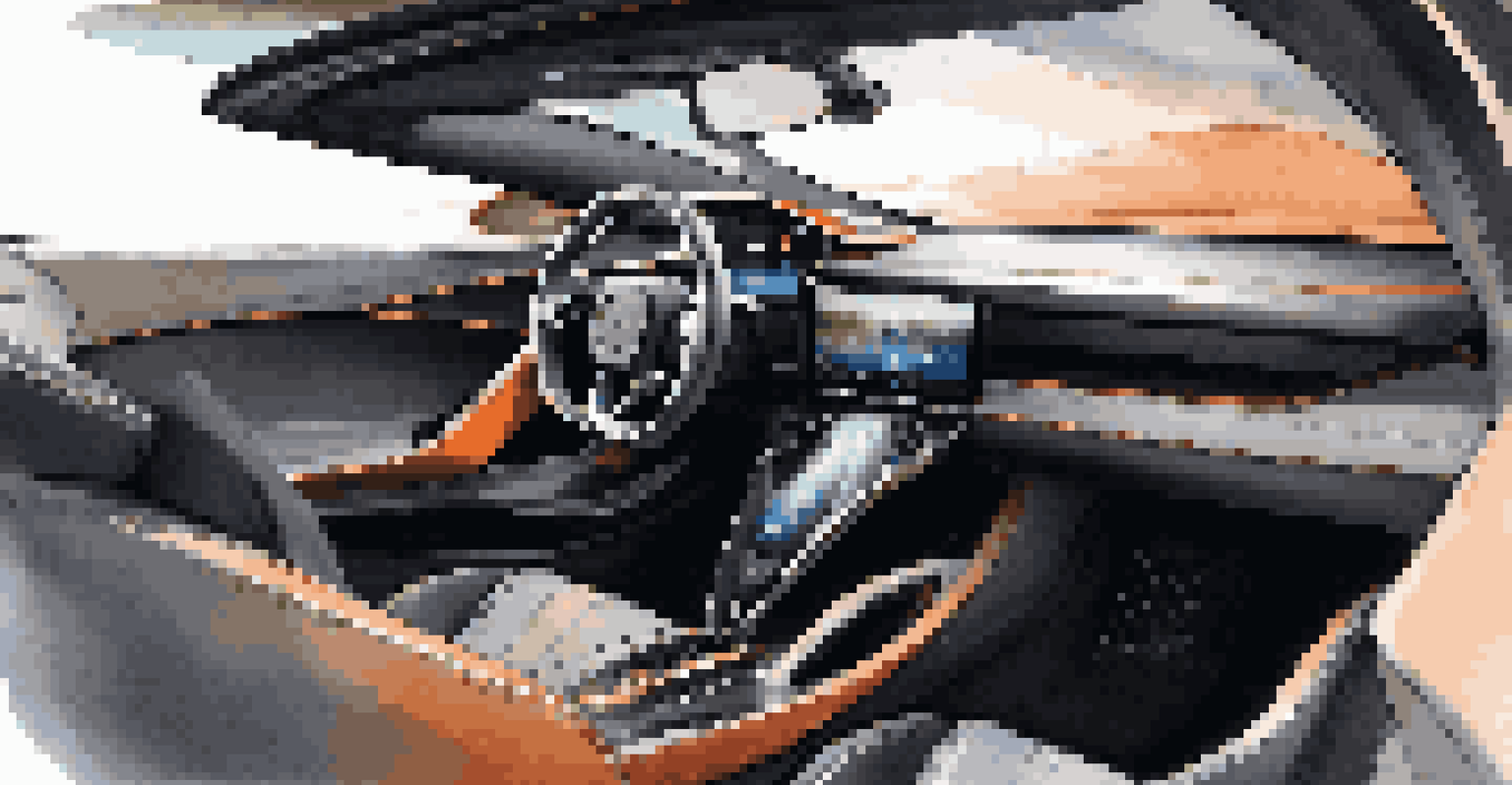 The interior of a McLaren Artura, highlighting luxurious seats and a high-tech dashboard with ambient lighting.