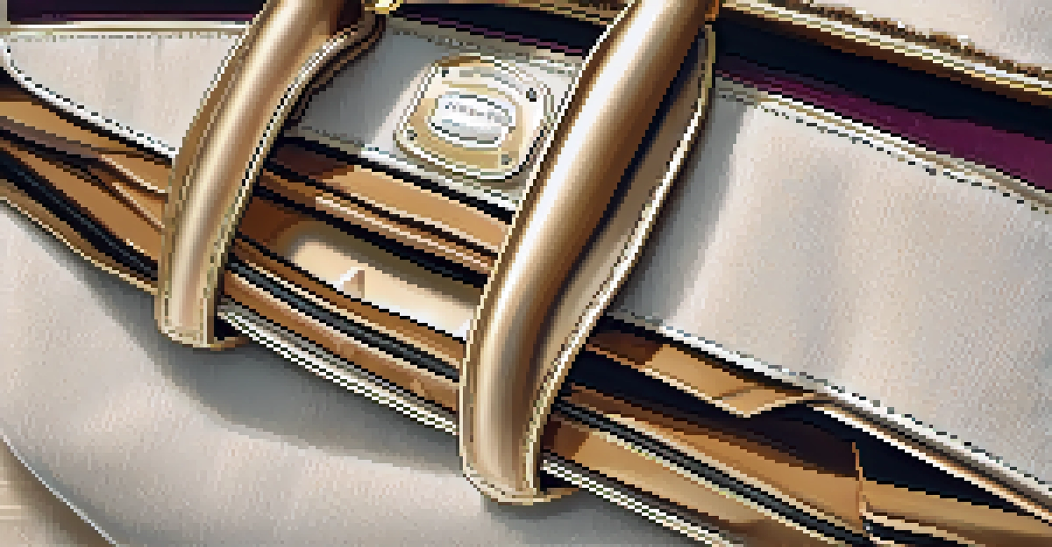 Close-up of a luxurious handbag made from recycled materials, showcasing its craftsmanship.