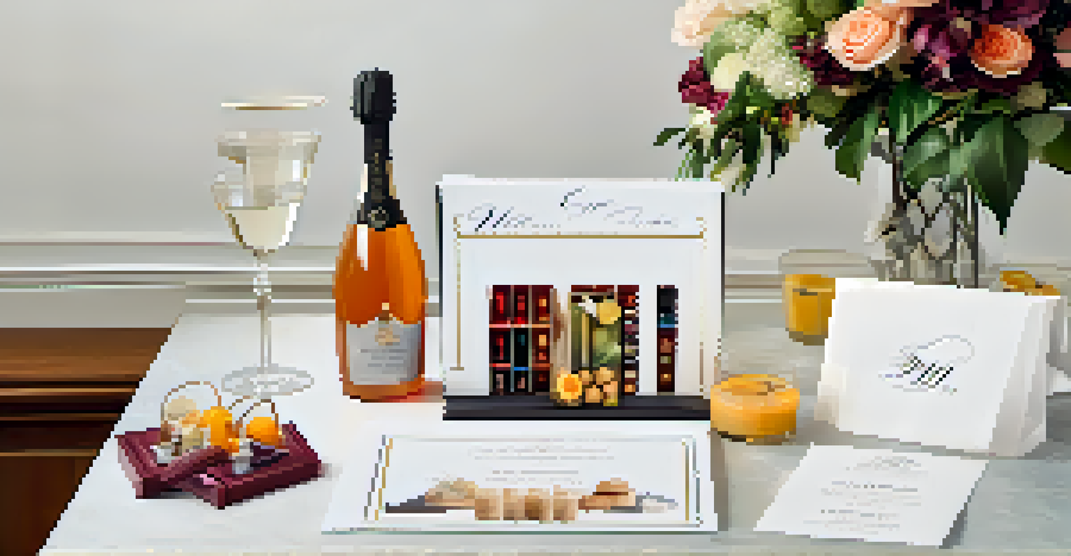 A personalized welcome package for a celebrity guest with a stylish gift bag and custom items.