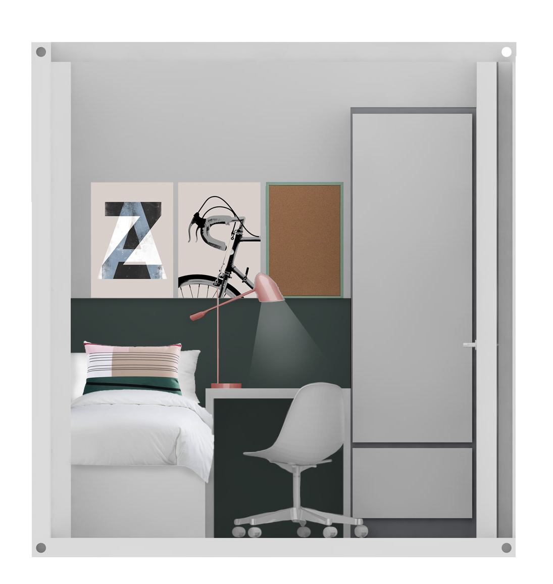 Bedroom Bolt-on Example render