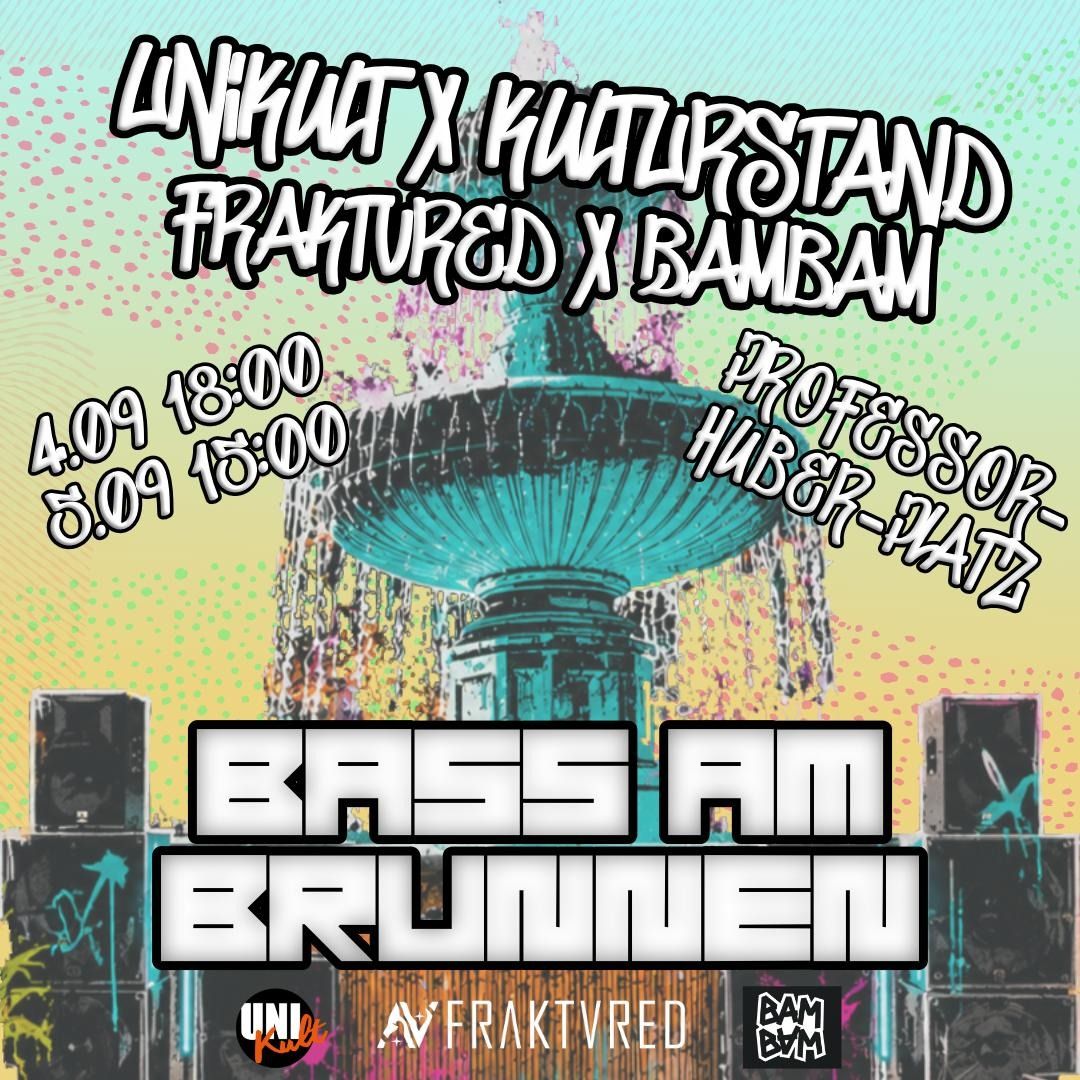 Bass am Brunnen poster