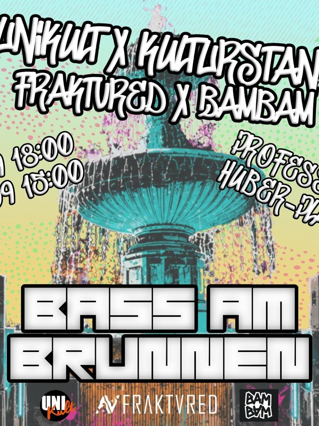 Bass am Brunnen poster