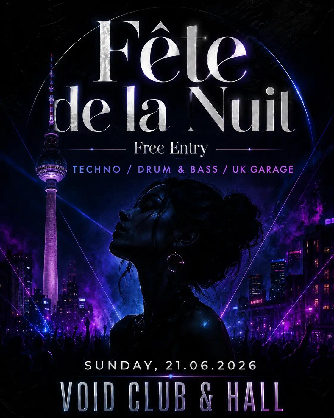 Fête de la Nuit (Free Entry) poster
