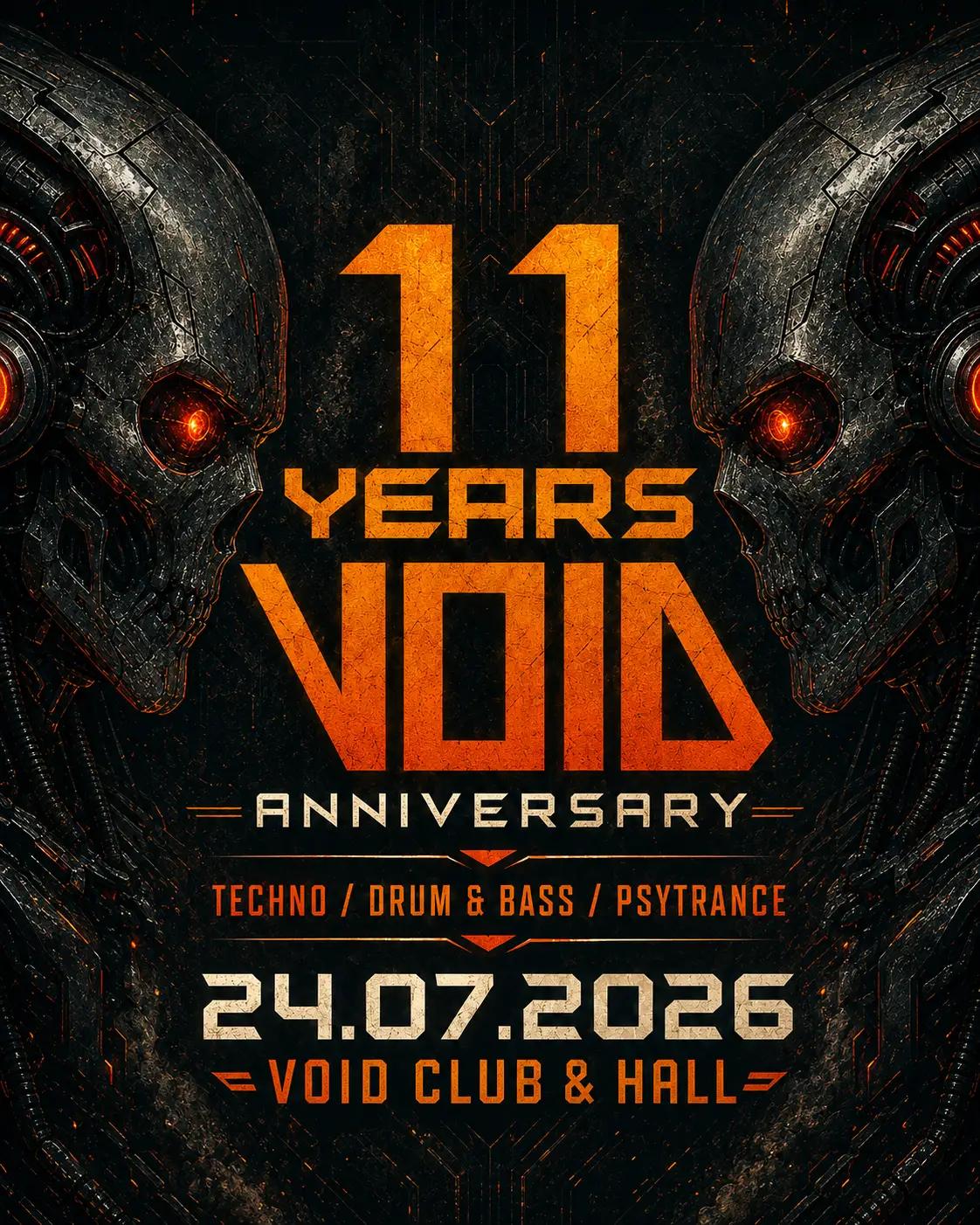 11 Years VOID Anniversary w/ MixB poster