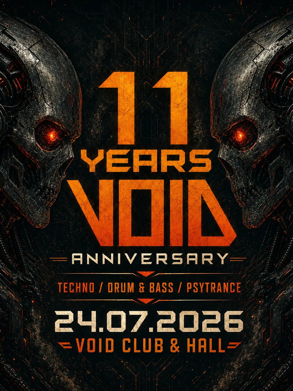11 Years VOID Anniversary poster