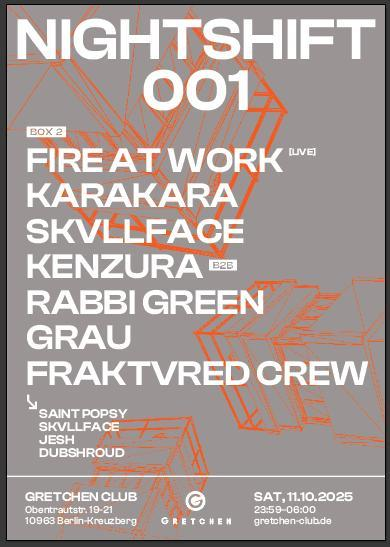 UMZUMZ NIGHTSHIFT 001 + 20 Years of VISION Recordings poster