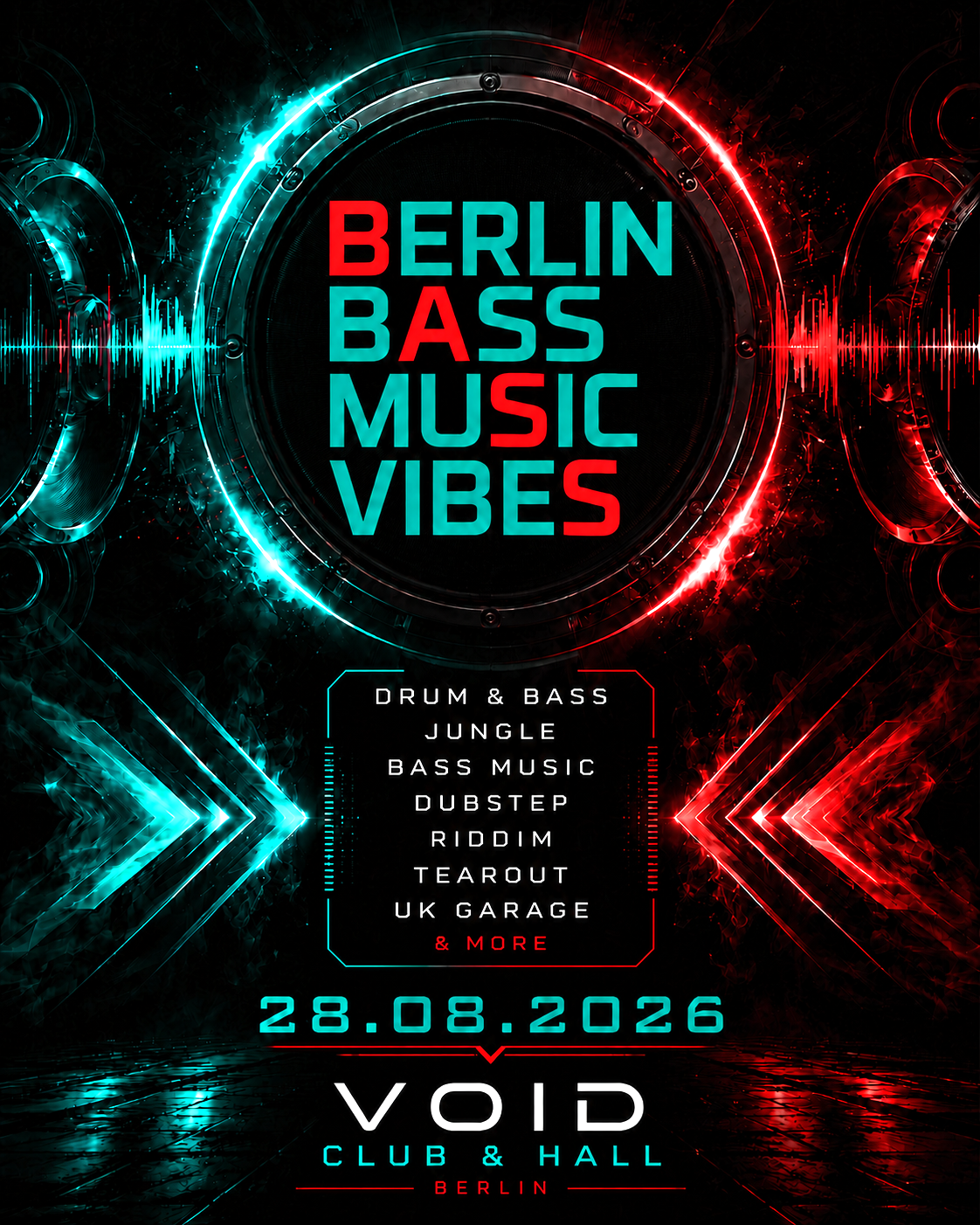 Berlin Bass Music Vibes poster