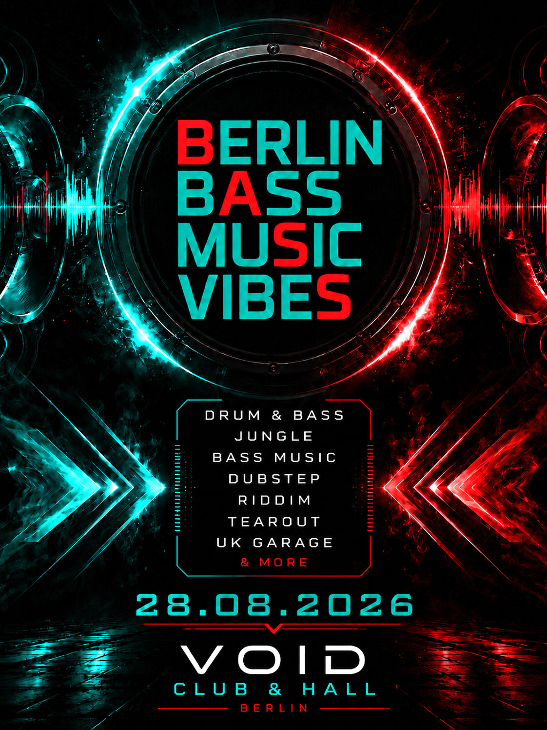 Berlin Bass Music Vibes poster