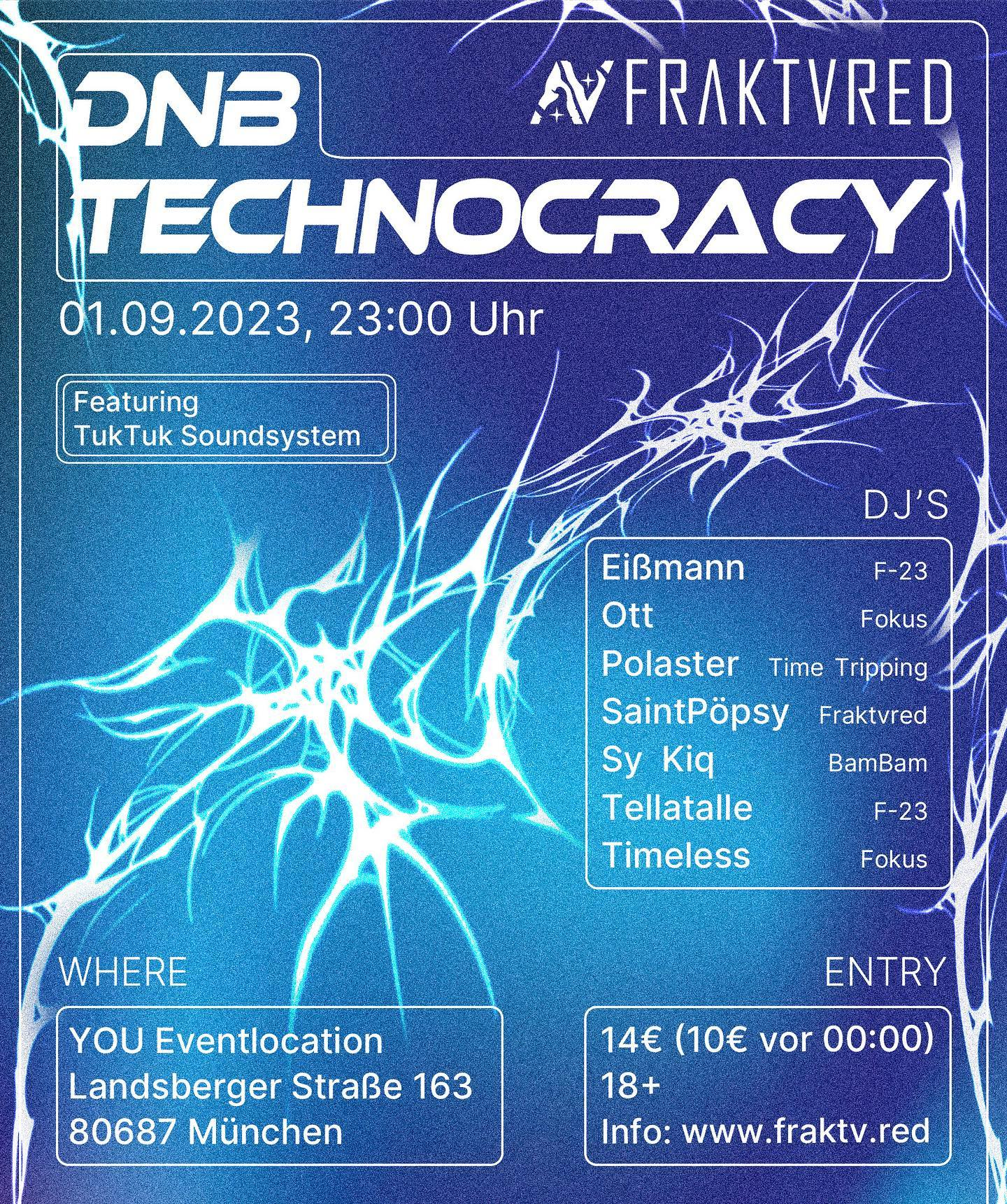 ☆ DNB-Technocracy by FRAKTVRED ☆ poster