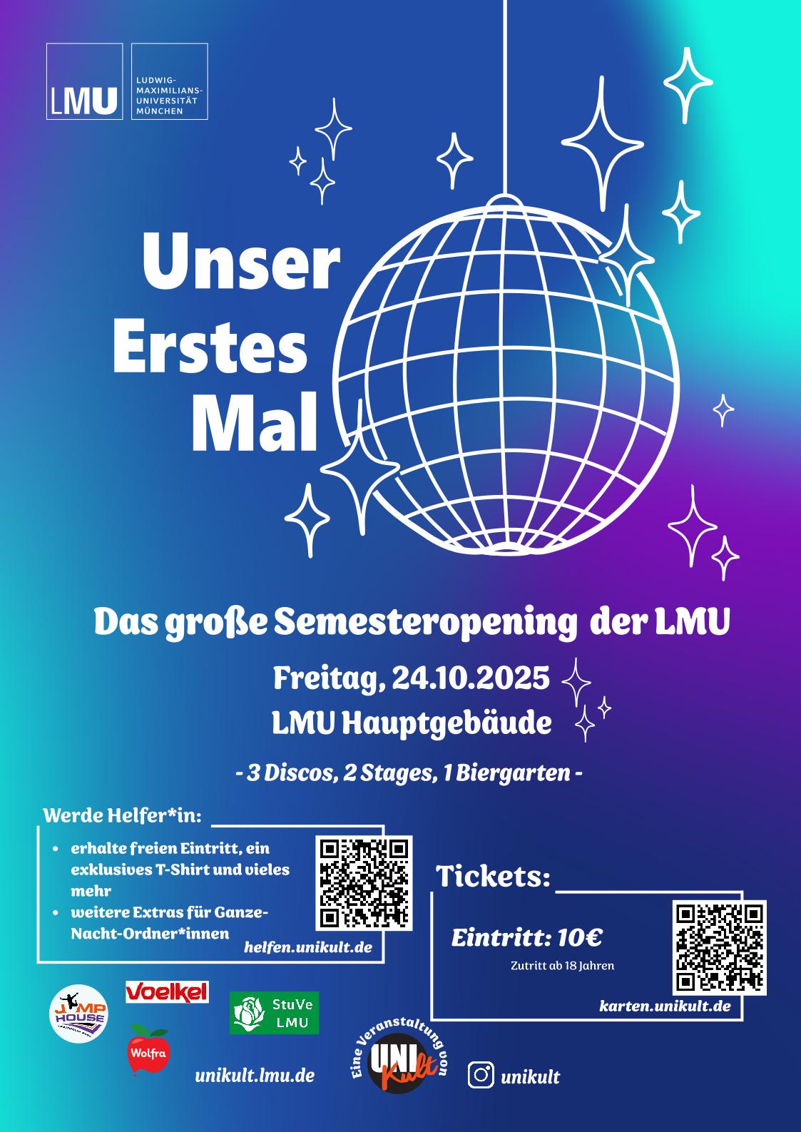 LMU Semester Opening poster