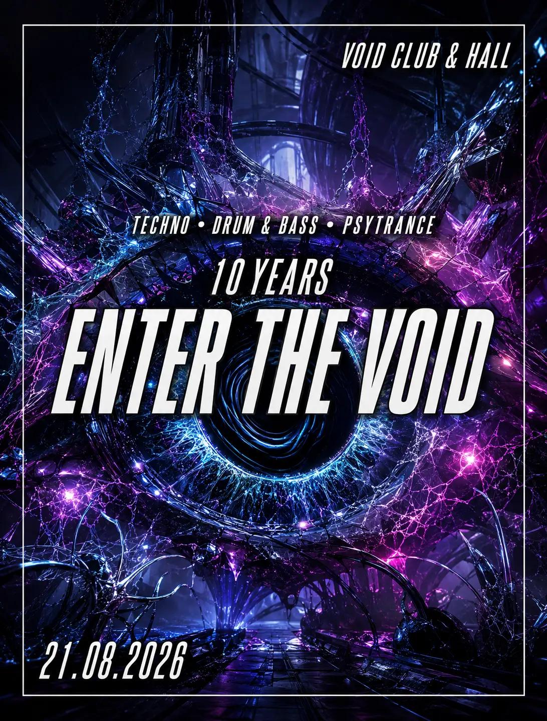 10 Years Enter the Void poster