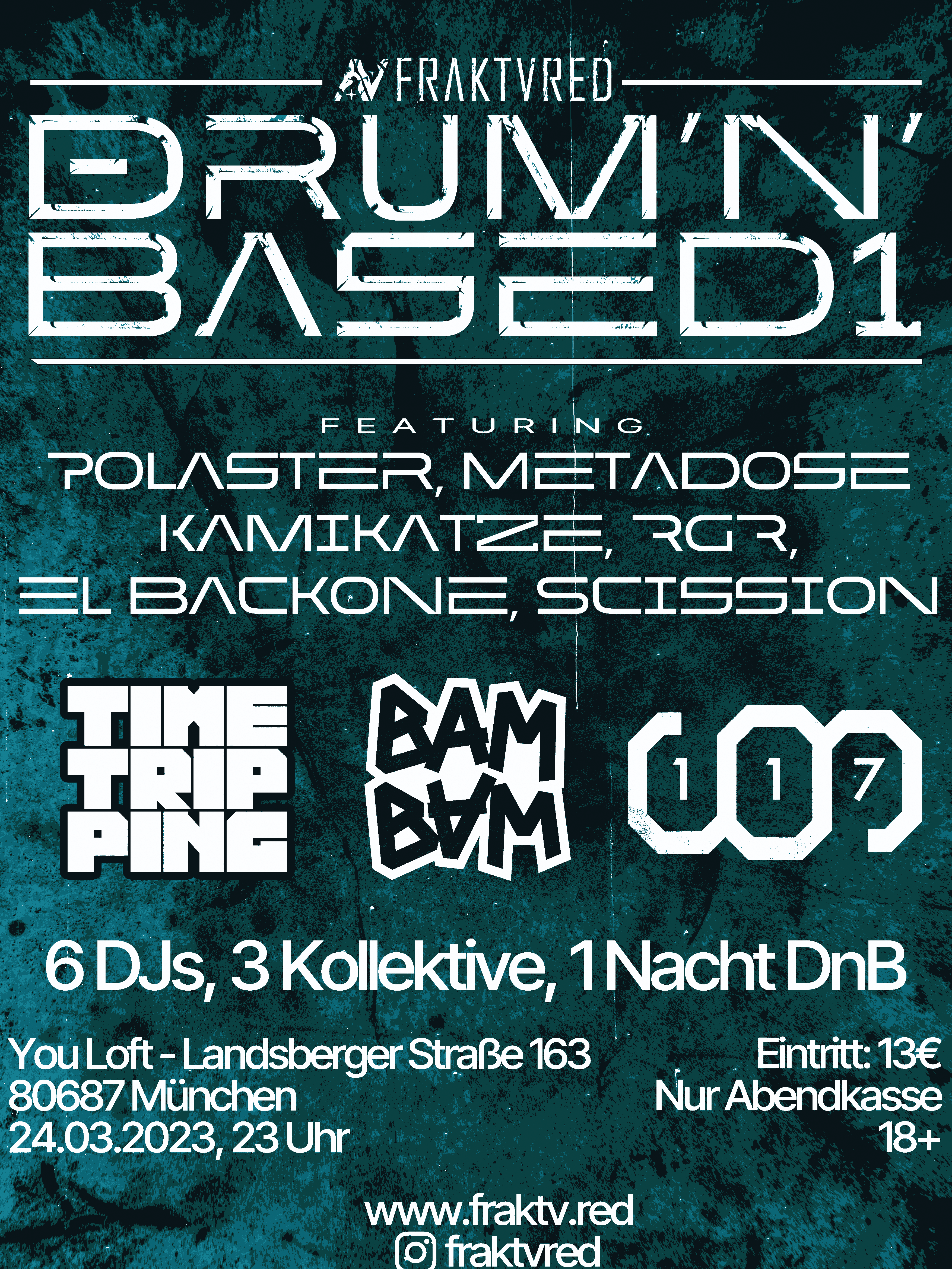 ☆ DRUM'N'BASED1 by FRAKTVRED ☆ poster