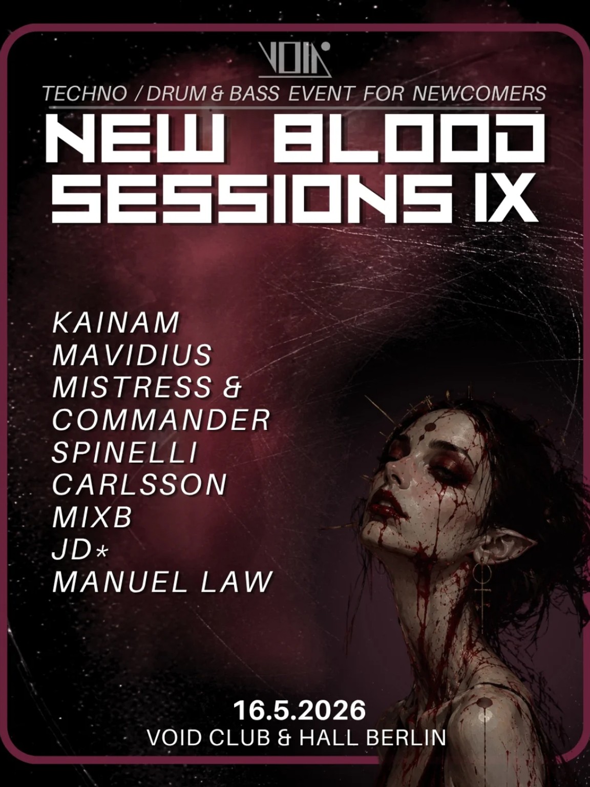 New Blood Sessions IX poster