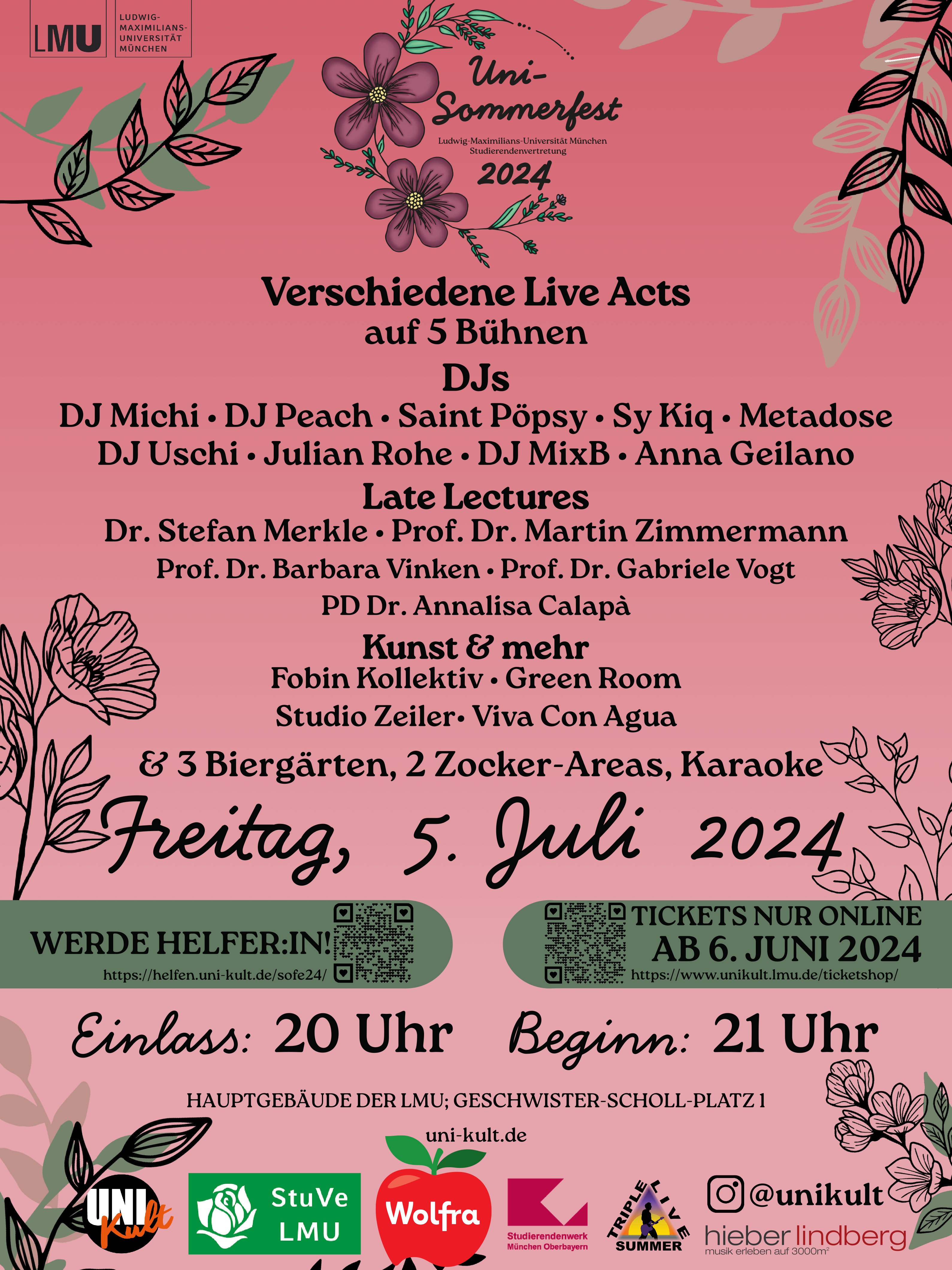 Uni-Sommerfest der LMU poster