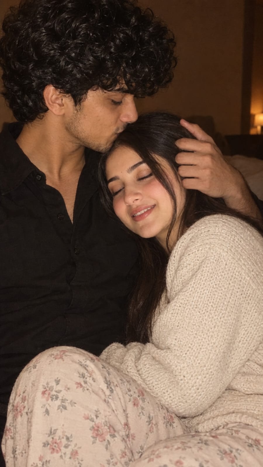 Realistic Intimate Couple Portrait AI Prompt