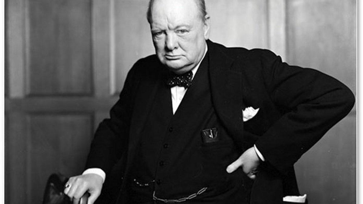 Winston Churchill: The Man Who Never Gave Up Image