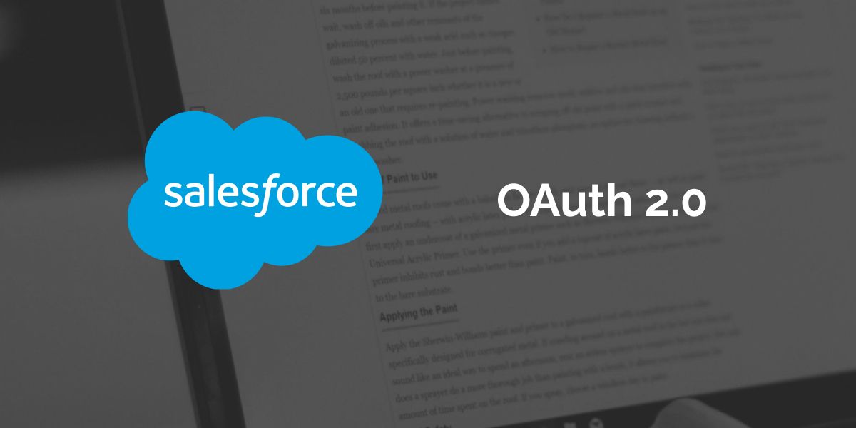 Salesforce OAuth Setup And Use Example: A Comprehensive Guide | CloudAlgo