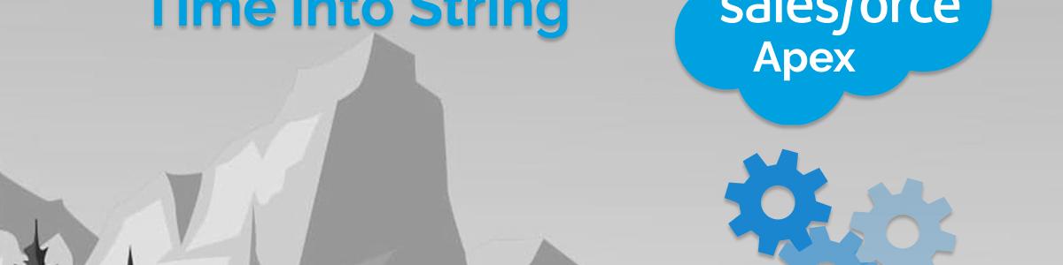 Formatting a Apex Time into String (in apex class)