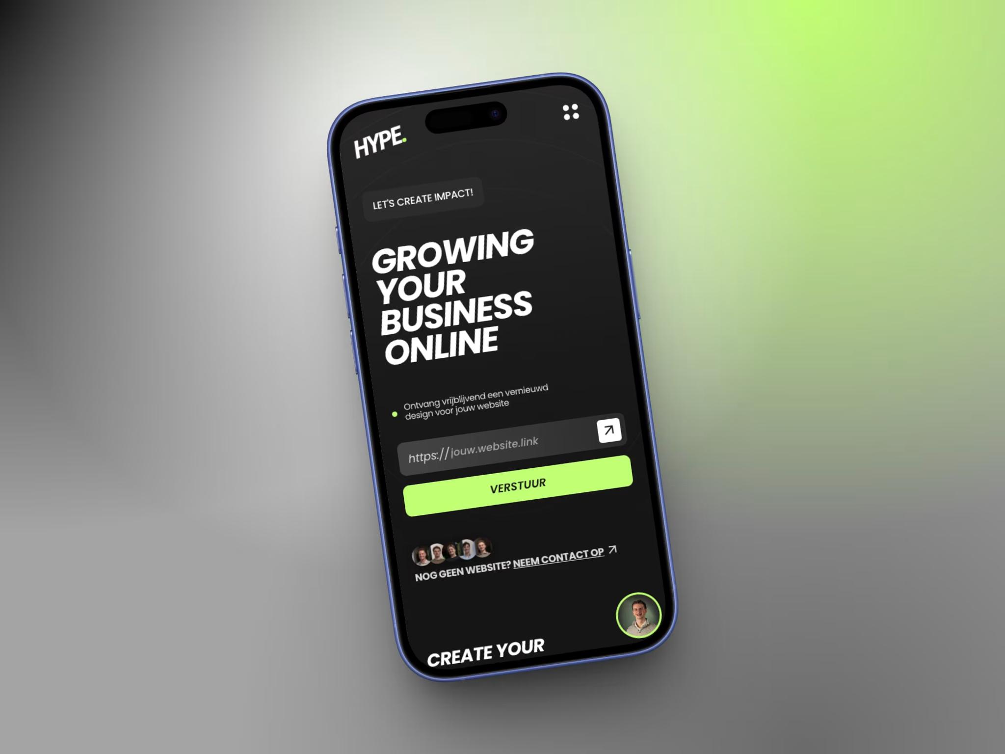 Mobielvriendelijke website op verschillende schermen