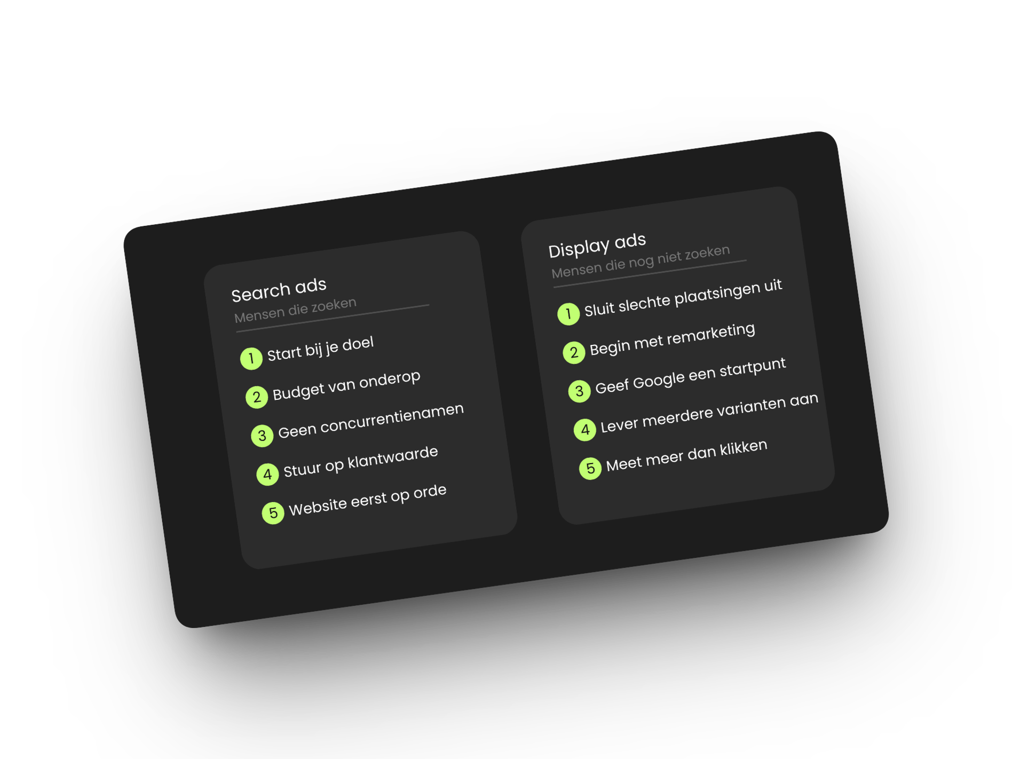 Tips voor betere Google Ads