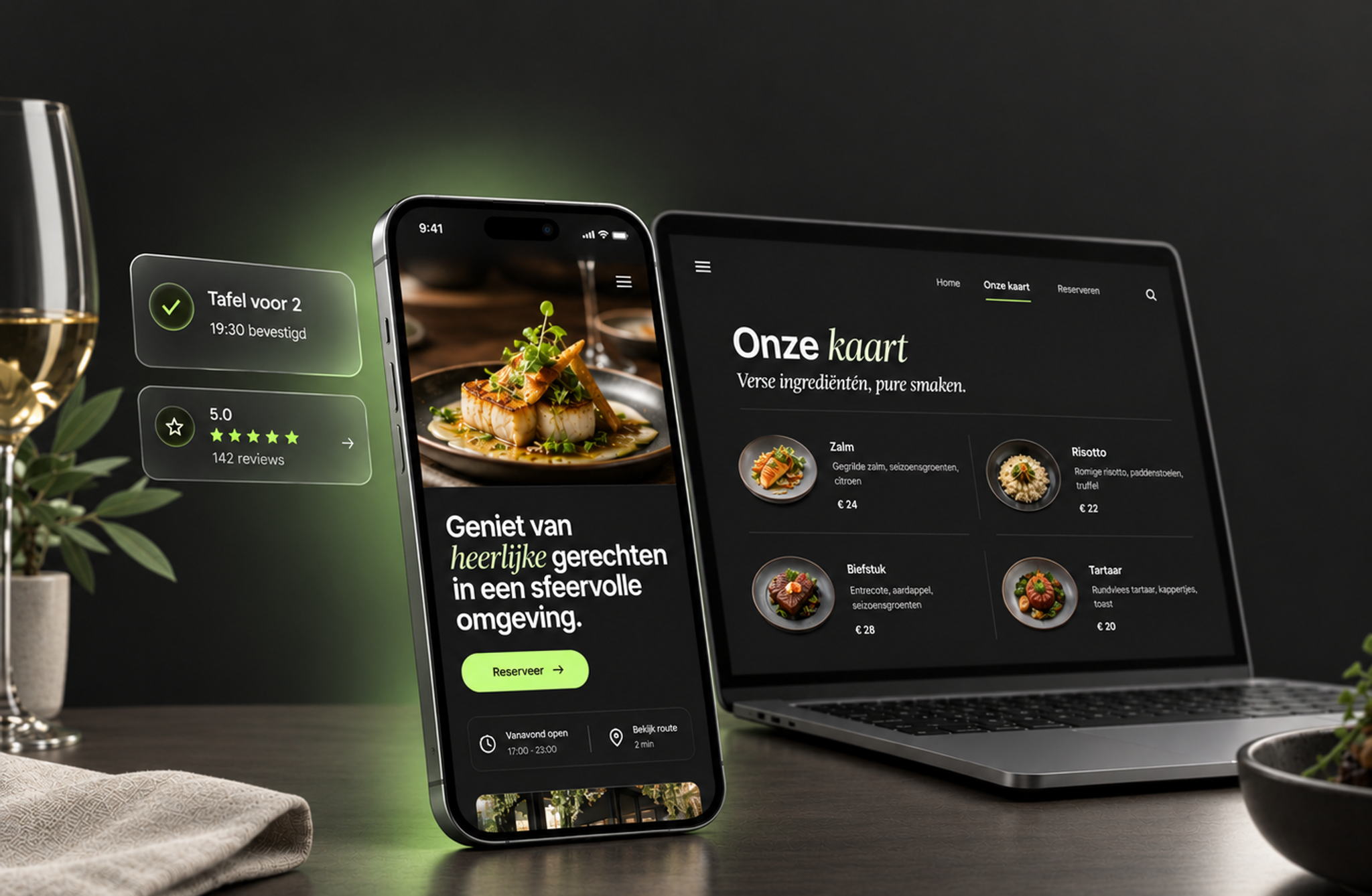 Website laten maken Restaurant