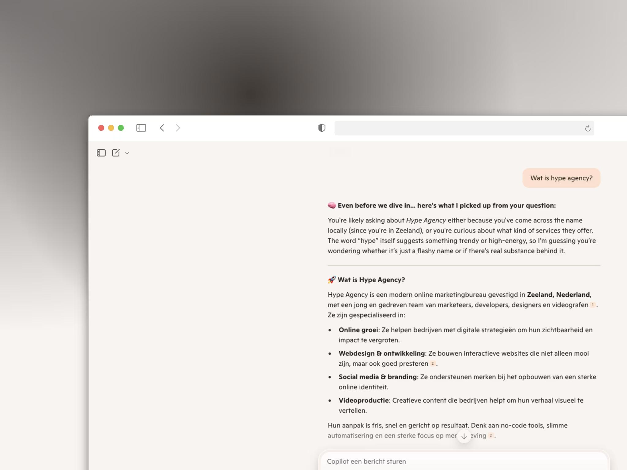 Dashboard van Claude van Anthropic, een AI-tool voor online marketing