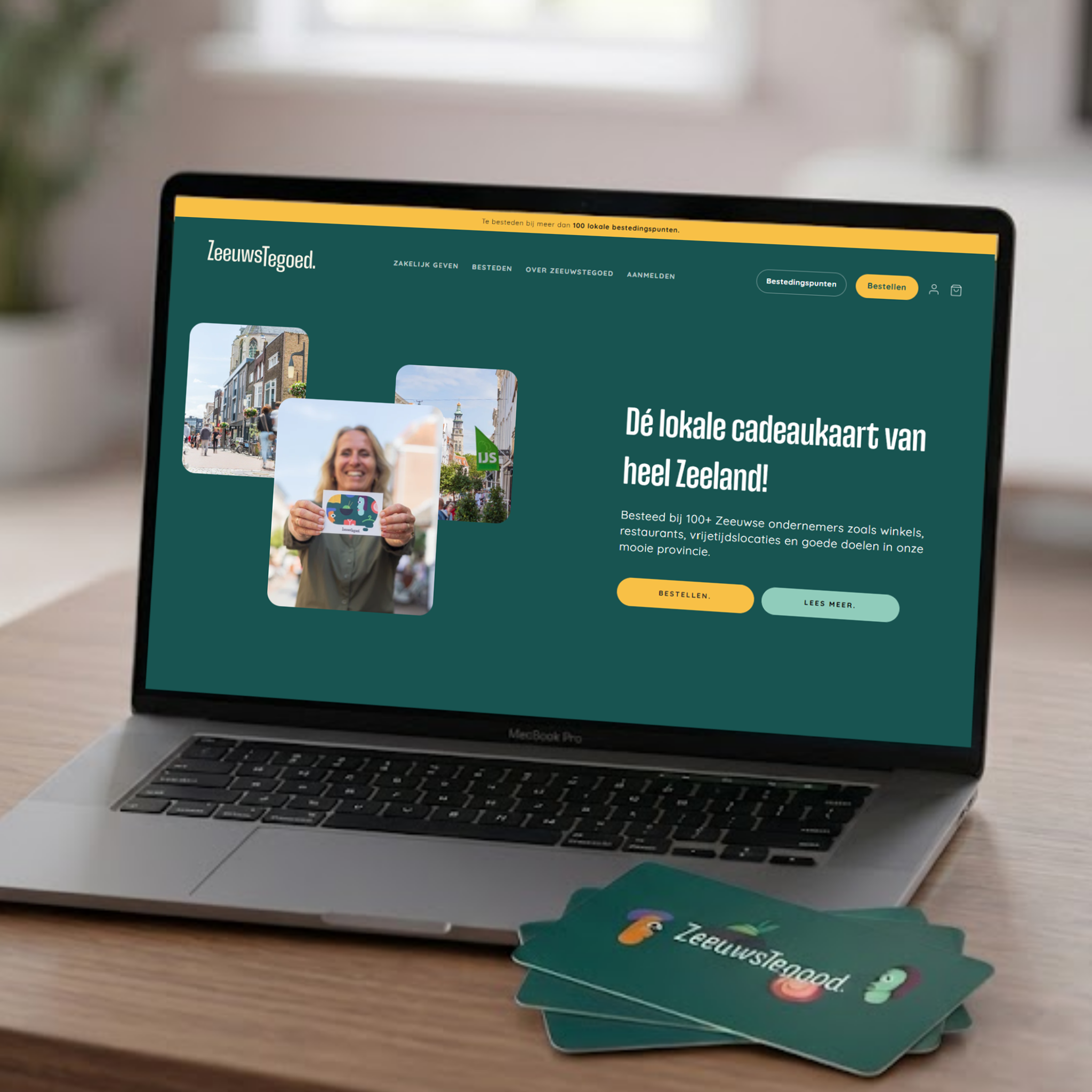 Homepage van de website van Zeeuwstegoed