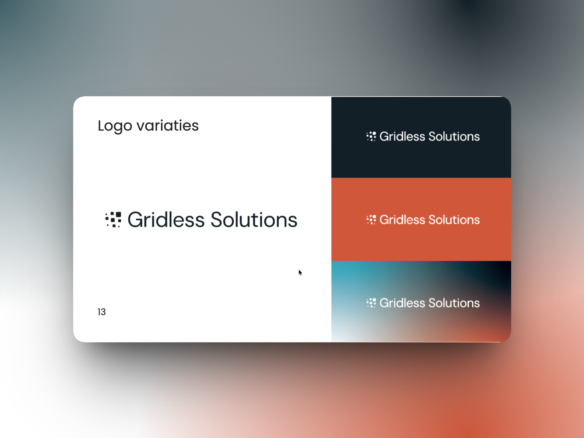 Ontwerp van de Gridless Solutions-huisstijl, beeld 4