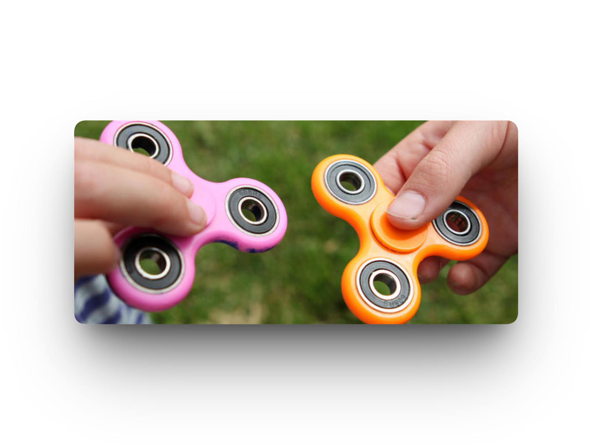 Een voorbeeld van een HYPE -> Fidget spniners