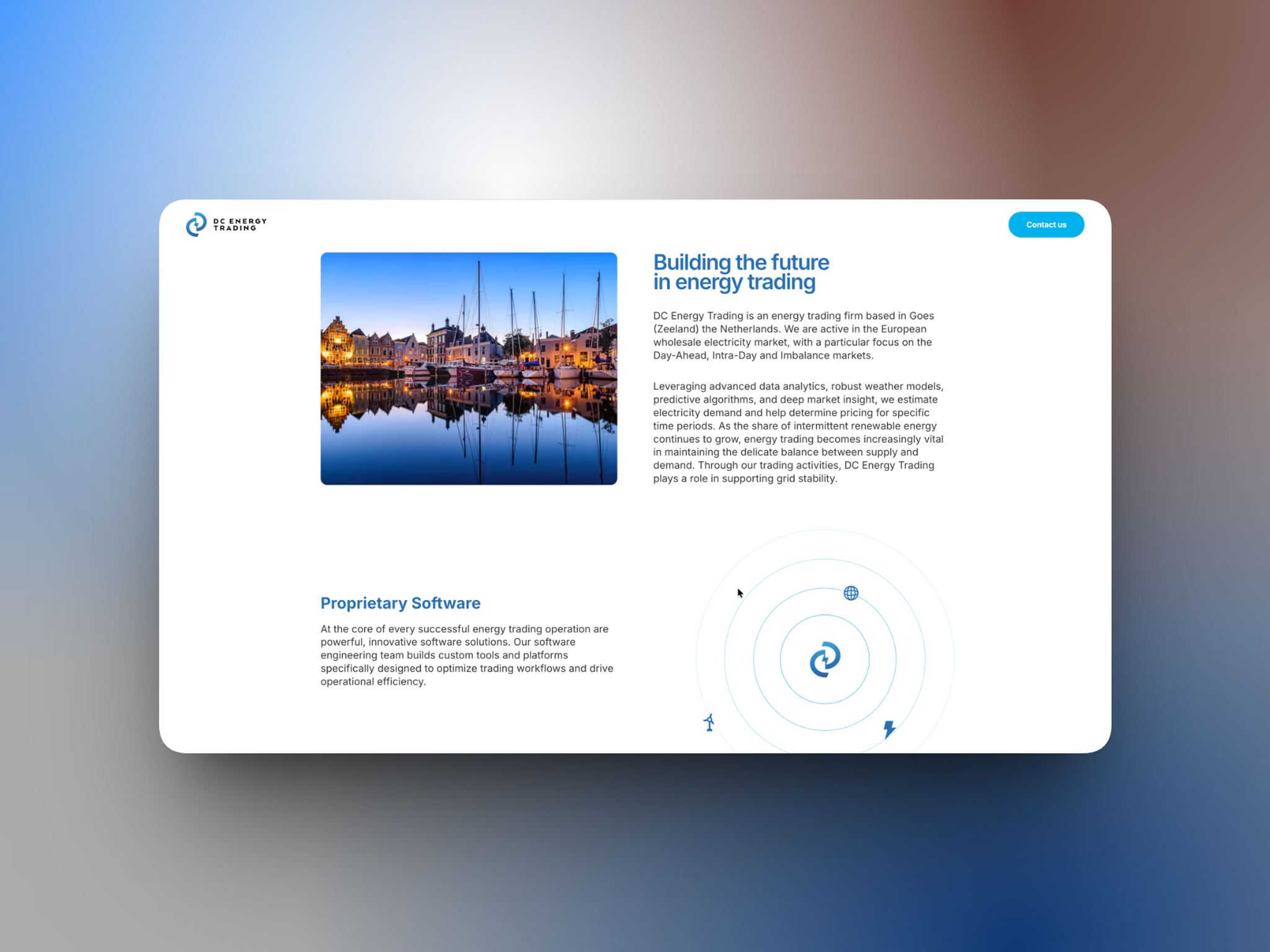 Ontwerp van DC Energy Trading, beeld 3