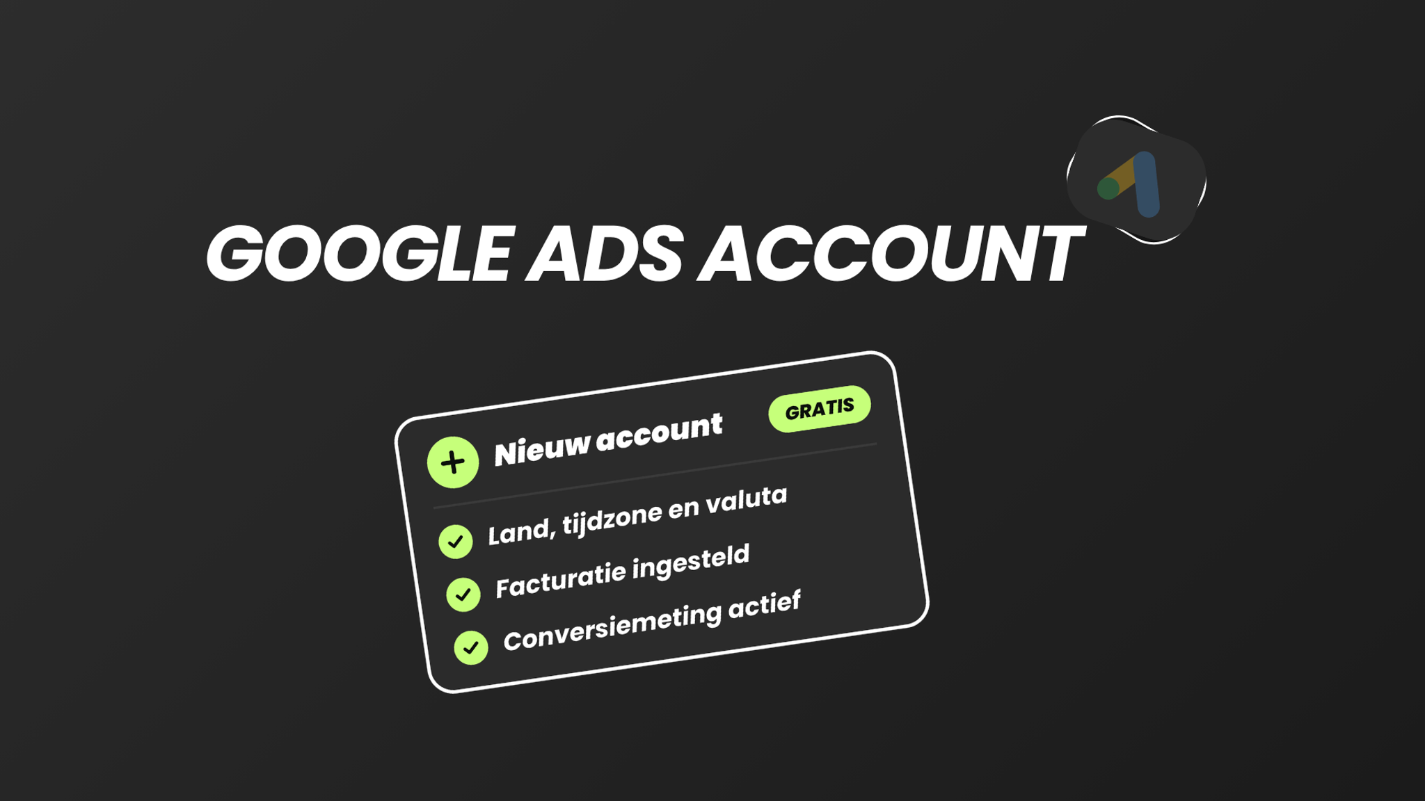 Google ads account aanmaken kaartafbeelding