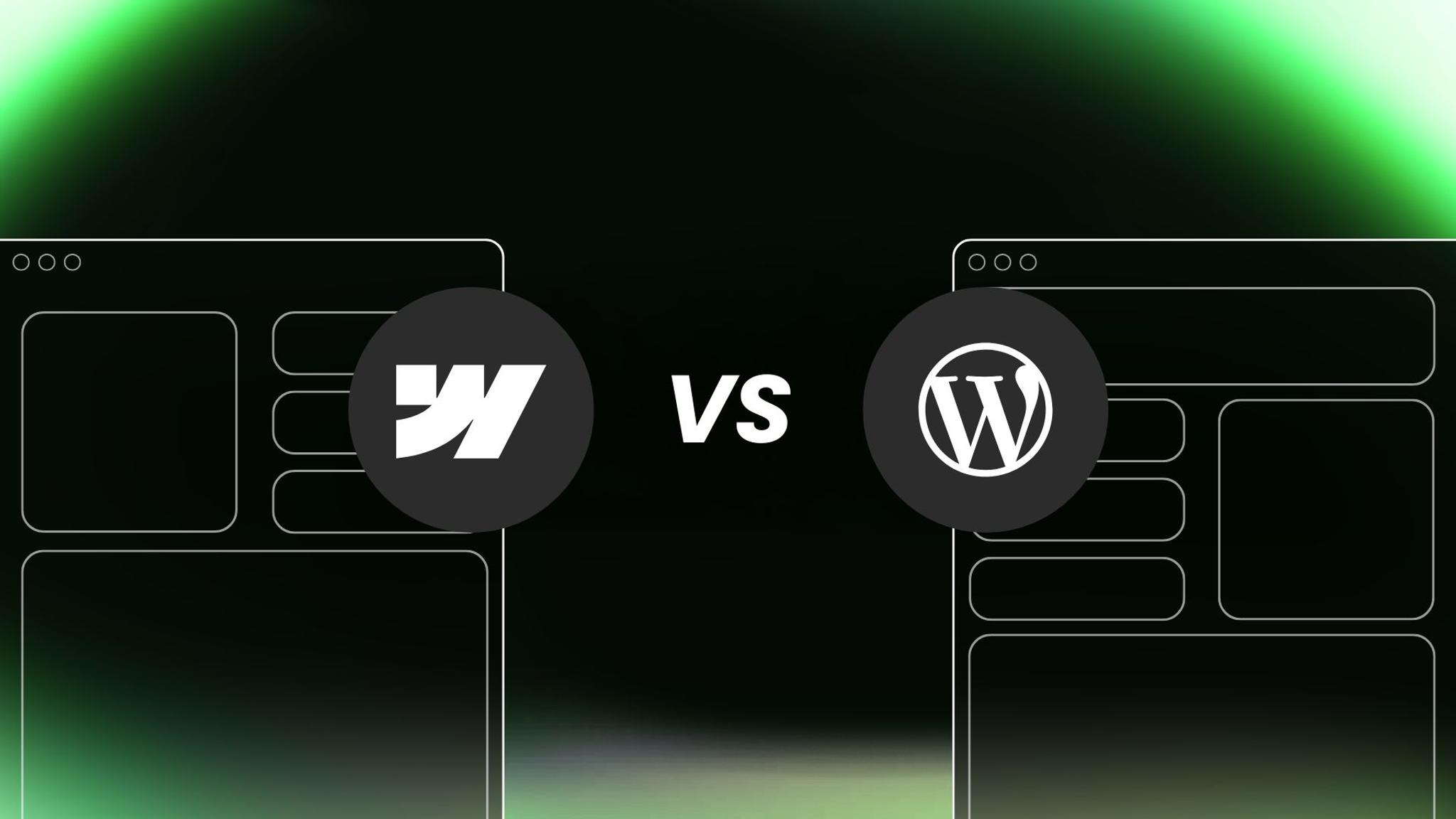 Vergelijking van Webflow en WordPress voor het bouwen van een website