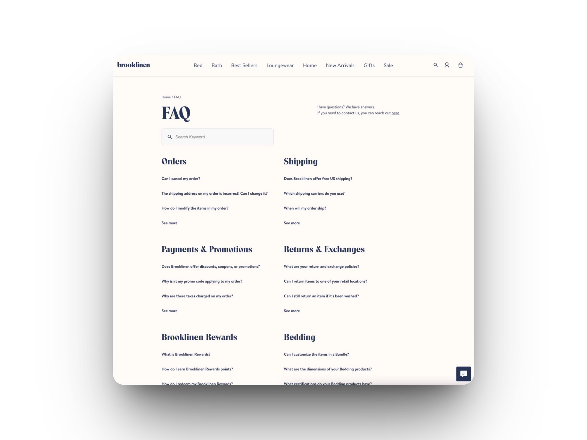 Een voorbeeld van een duidelijke, korte FAQ lijst die goed gelezen word door AI zoekmachines