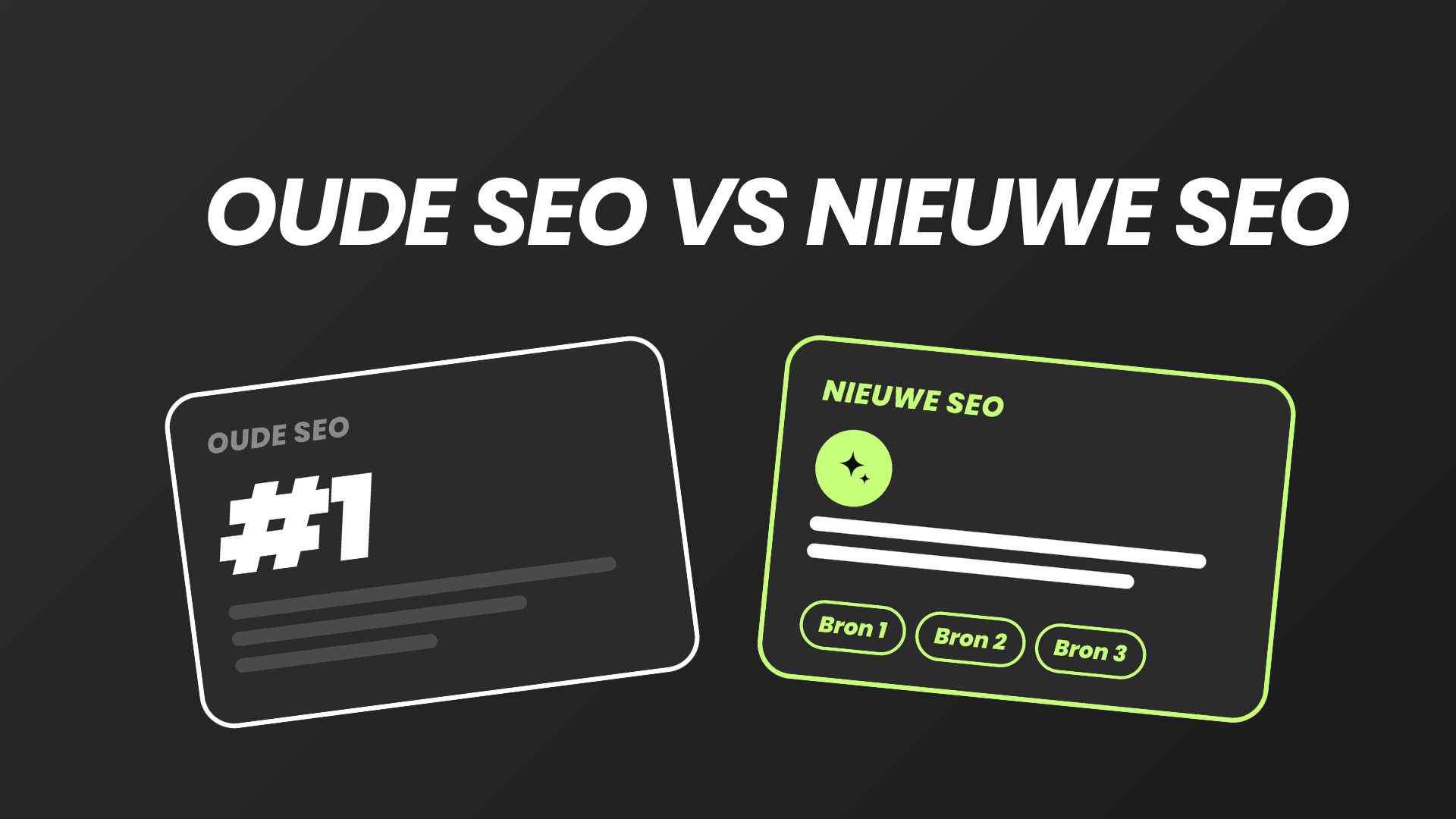 Oude SEO vs nieuwe SEO: de 7 verschillen die bepalen of je nog gevonden wordt