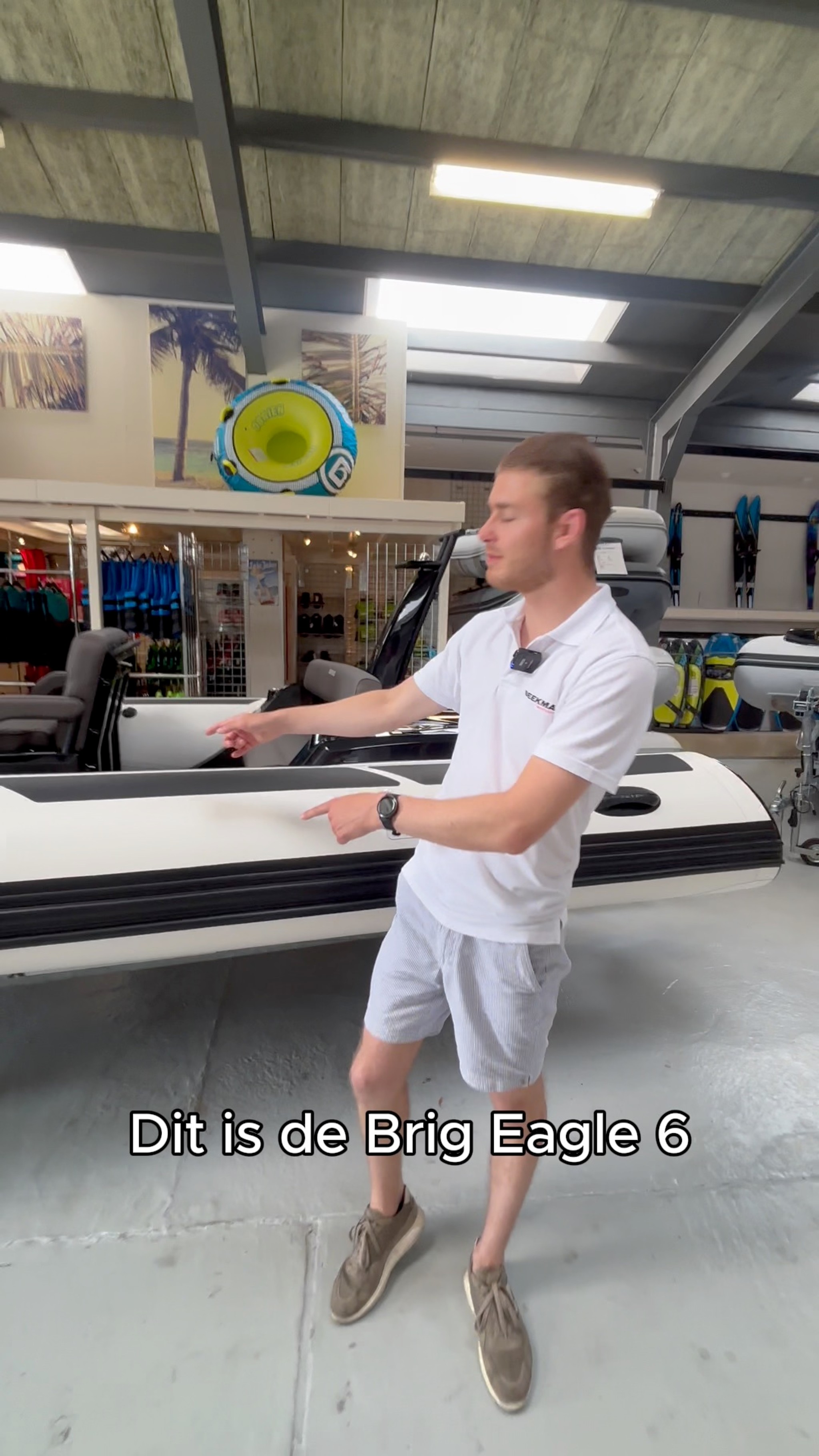 Short van Beekman Watersport: rondleiding door de Brig Eagle 6