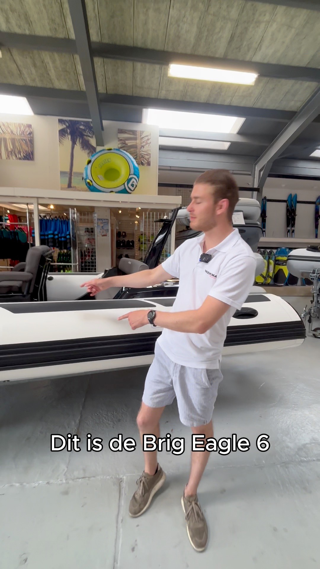 Short van Beekman Watersport: rondleiding door de Brig Eagle 6