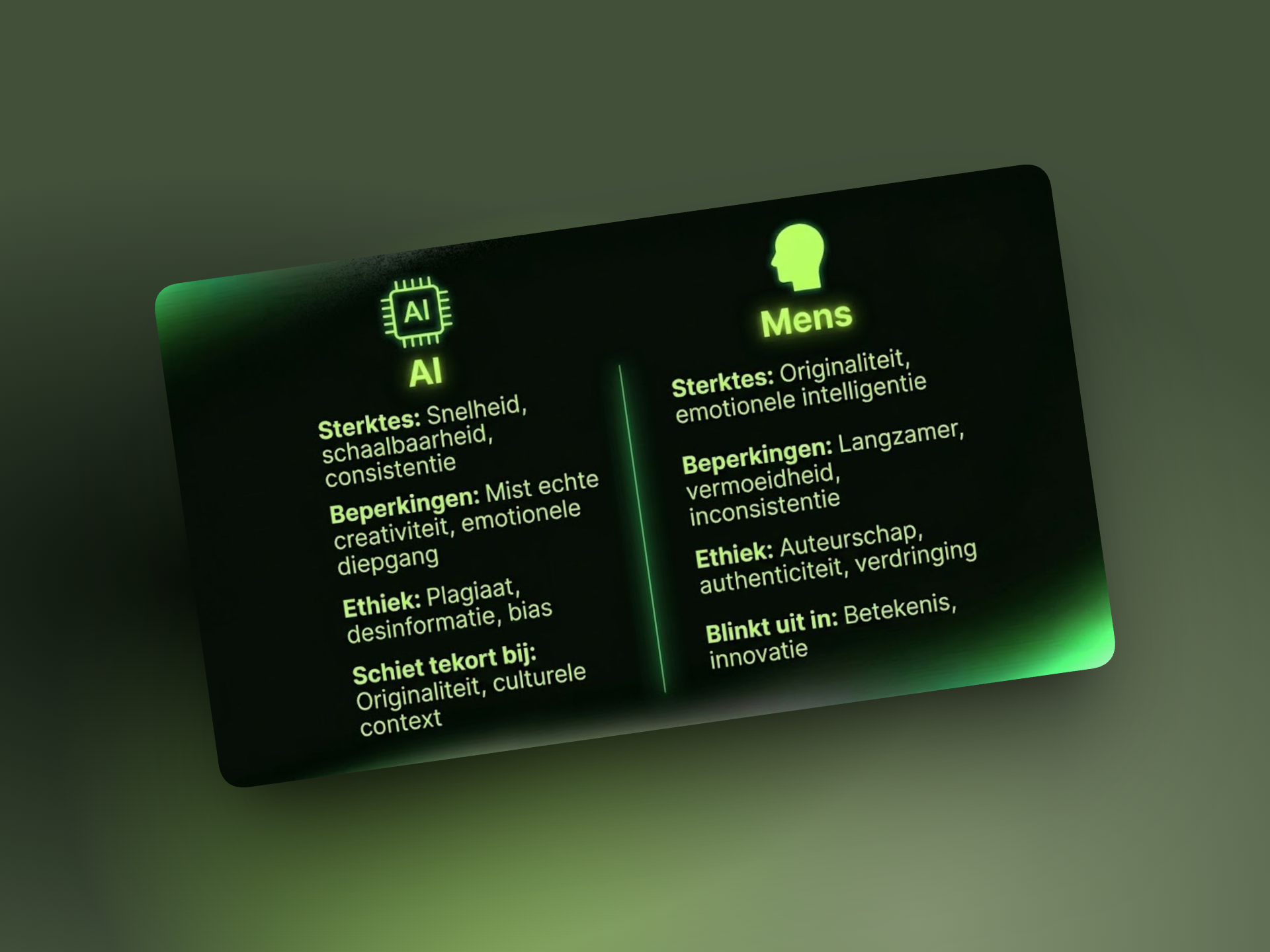 AI content vs menselijke content
