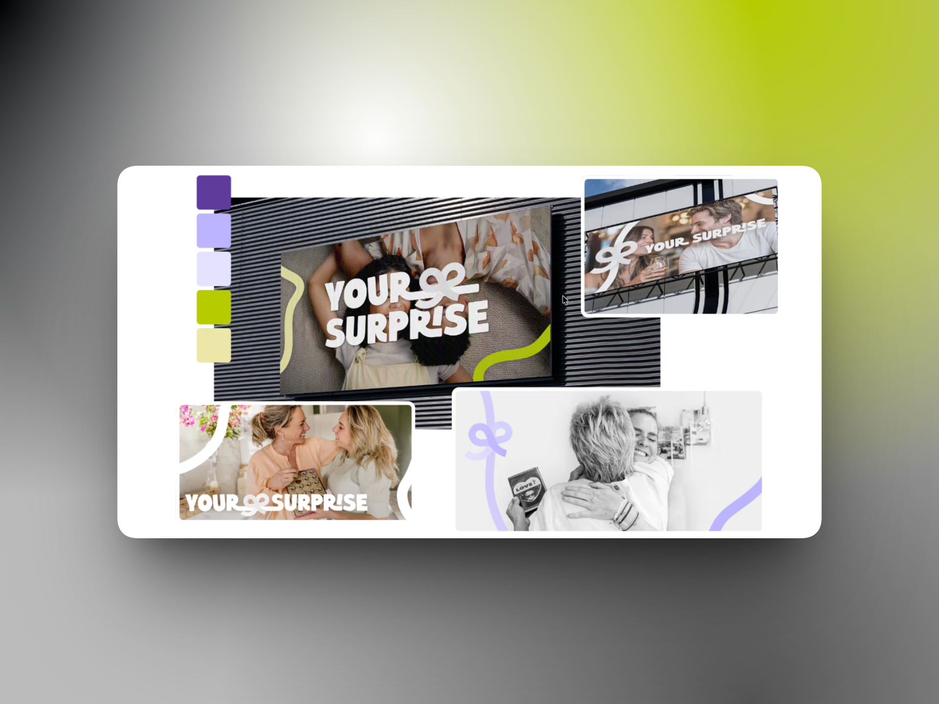 Visuele identiteit van YourSurprise