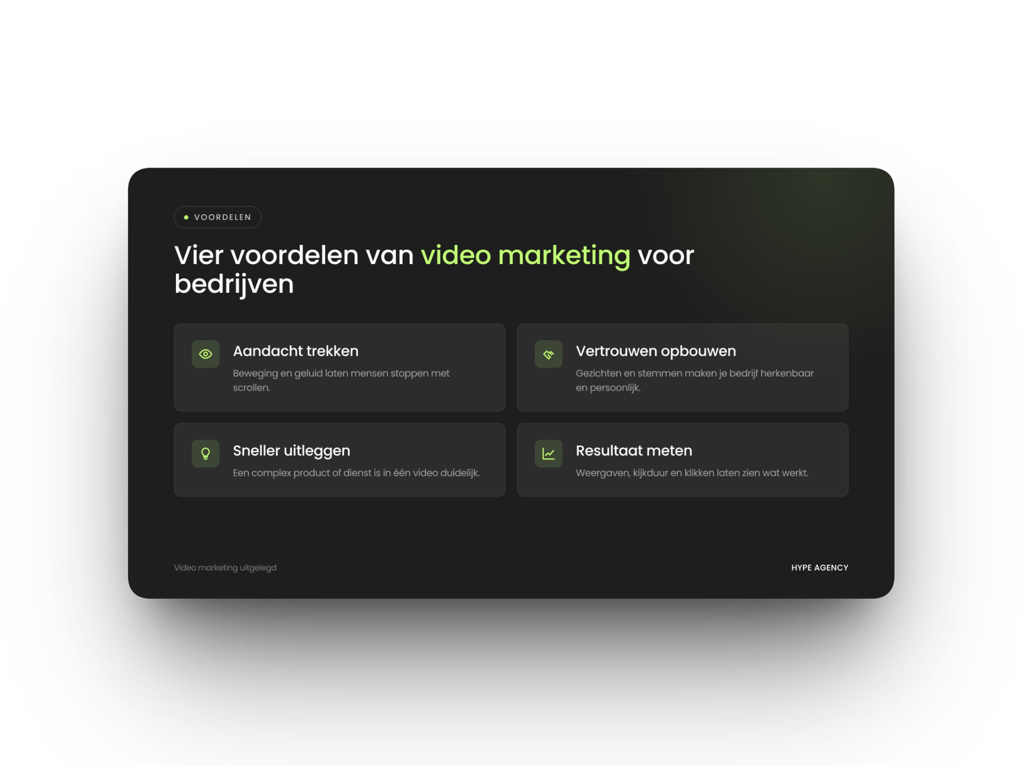 Video marketing combineert bereik en vertrouwen met cijfers waar je op kunt sturen.