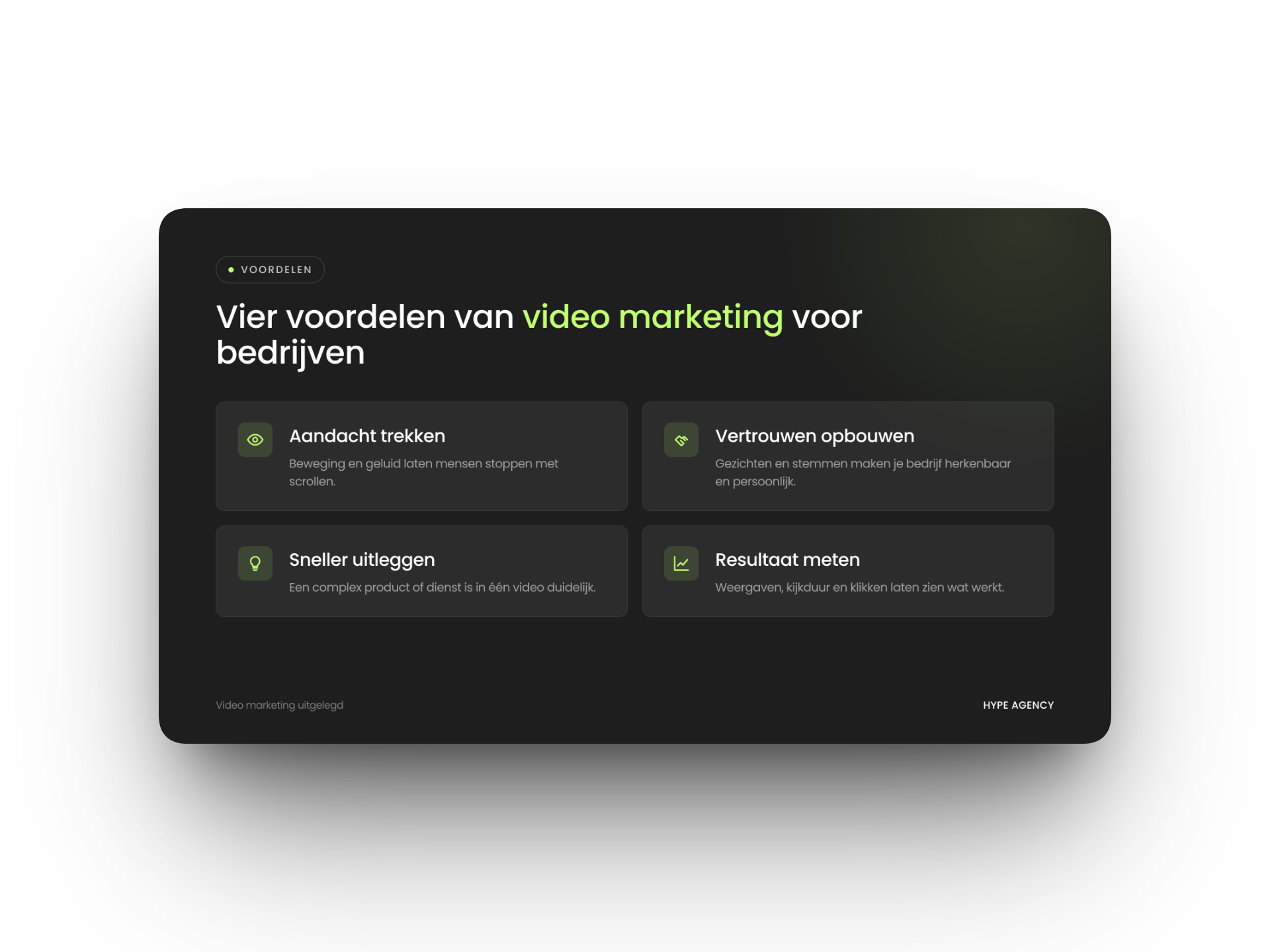 Video marketing combineert bereik en vertrouwen met cijfers waar je op kunt sturen.