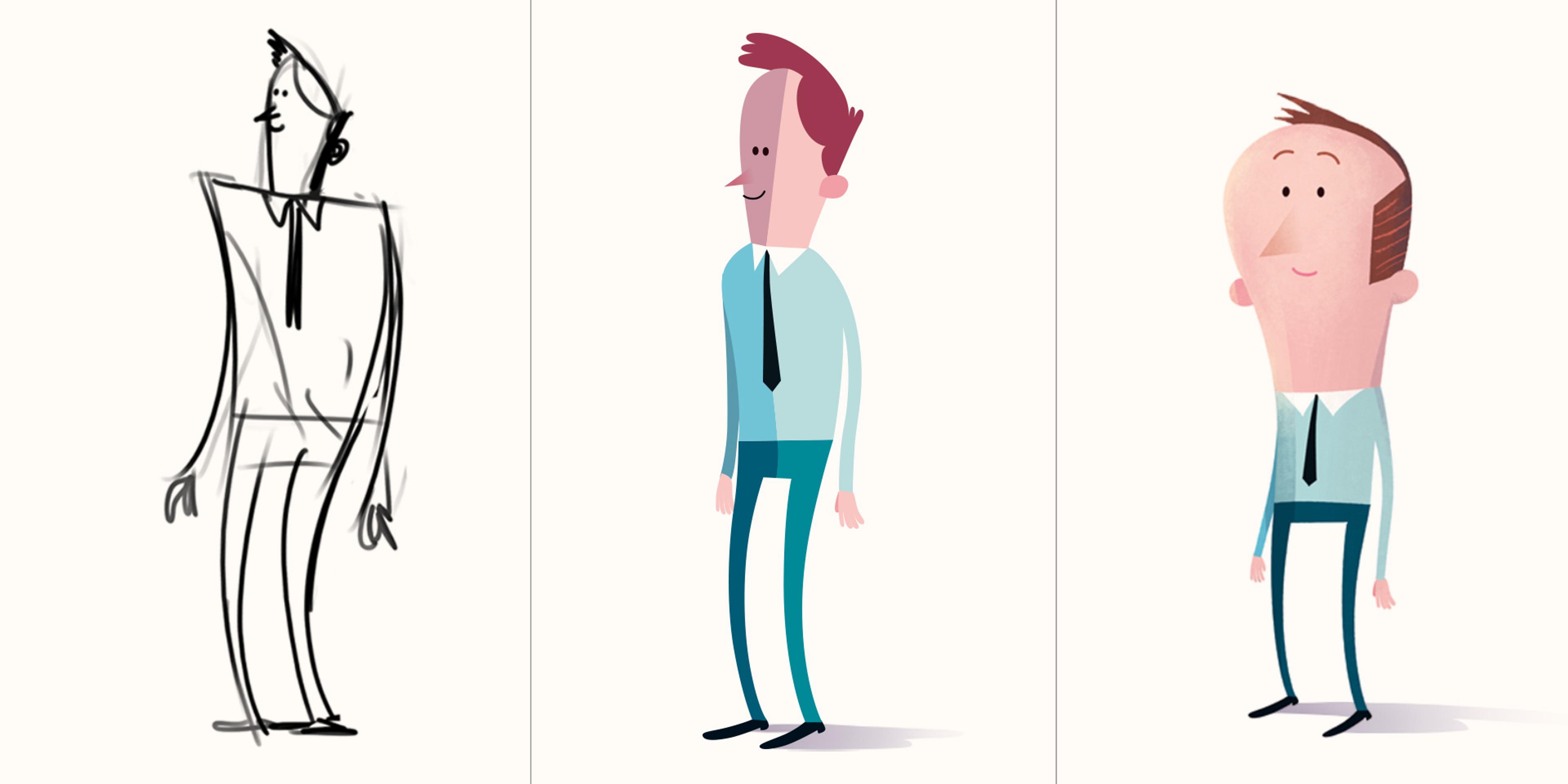 character development sketches slow down campaign