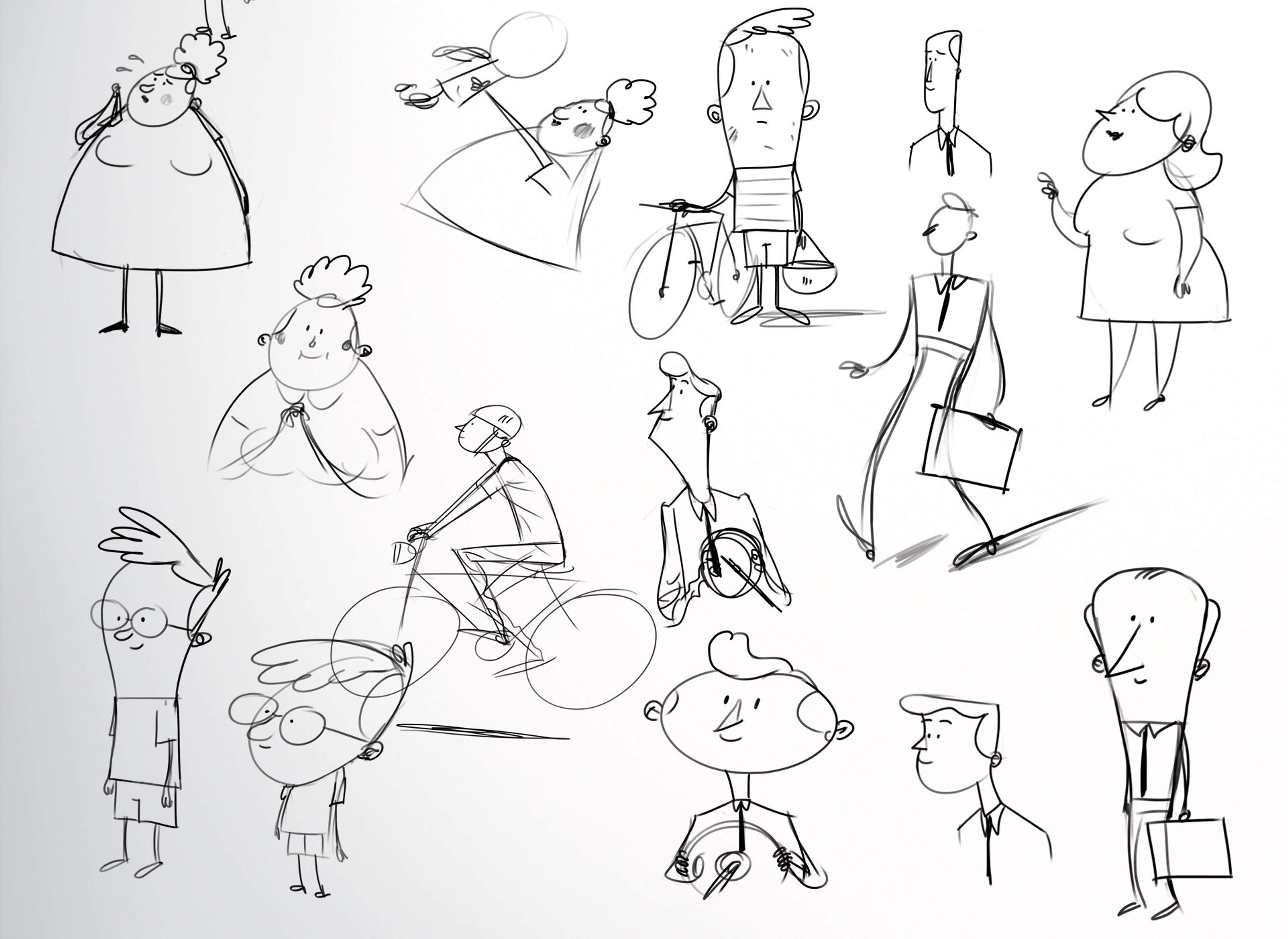 character sketches slow down campaign