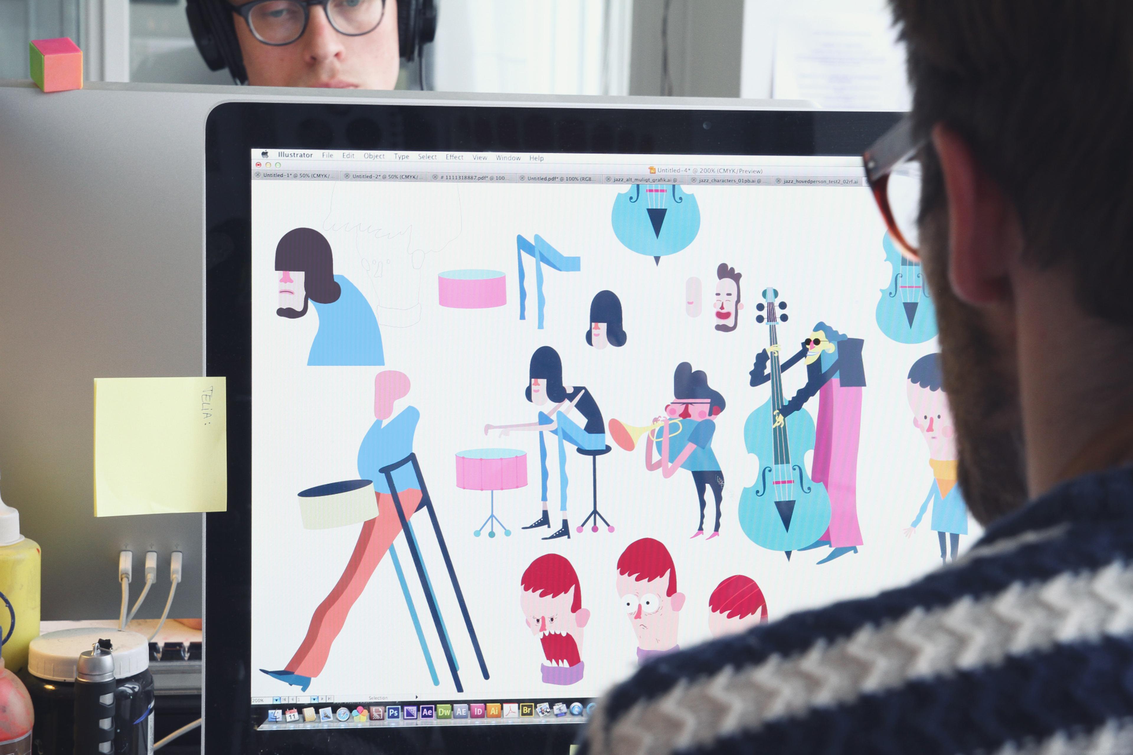 Esben Fisker working on Jazz that nobody asked for