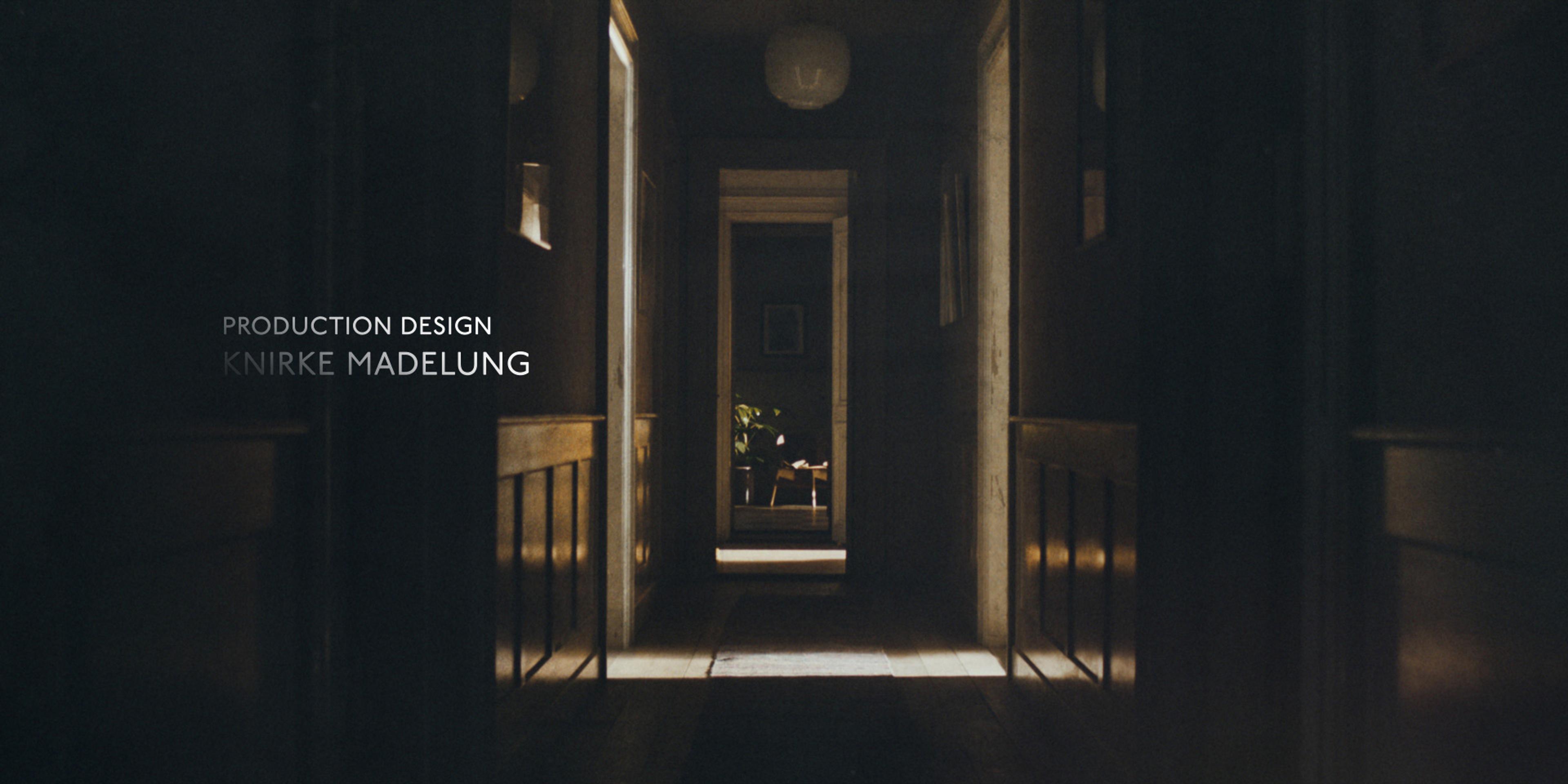 a dimly lit hallway
