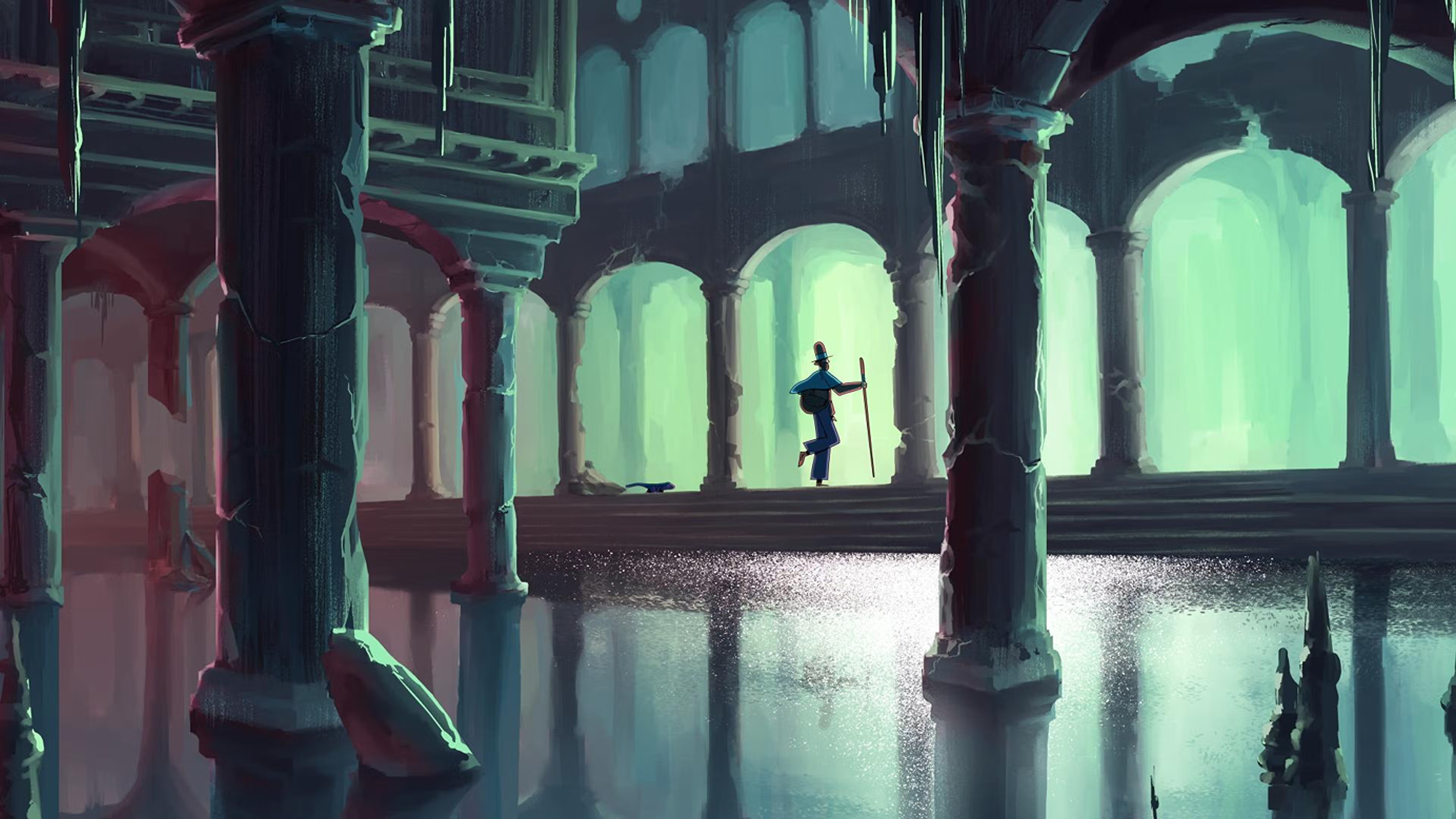 Wanderers inside ruins outtake