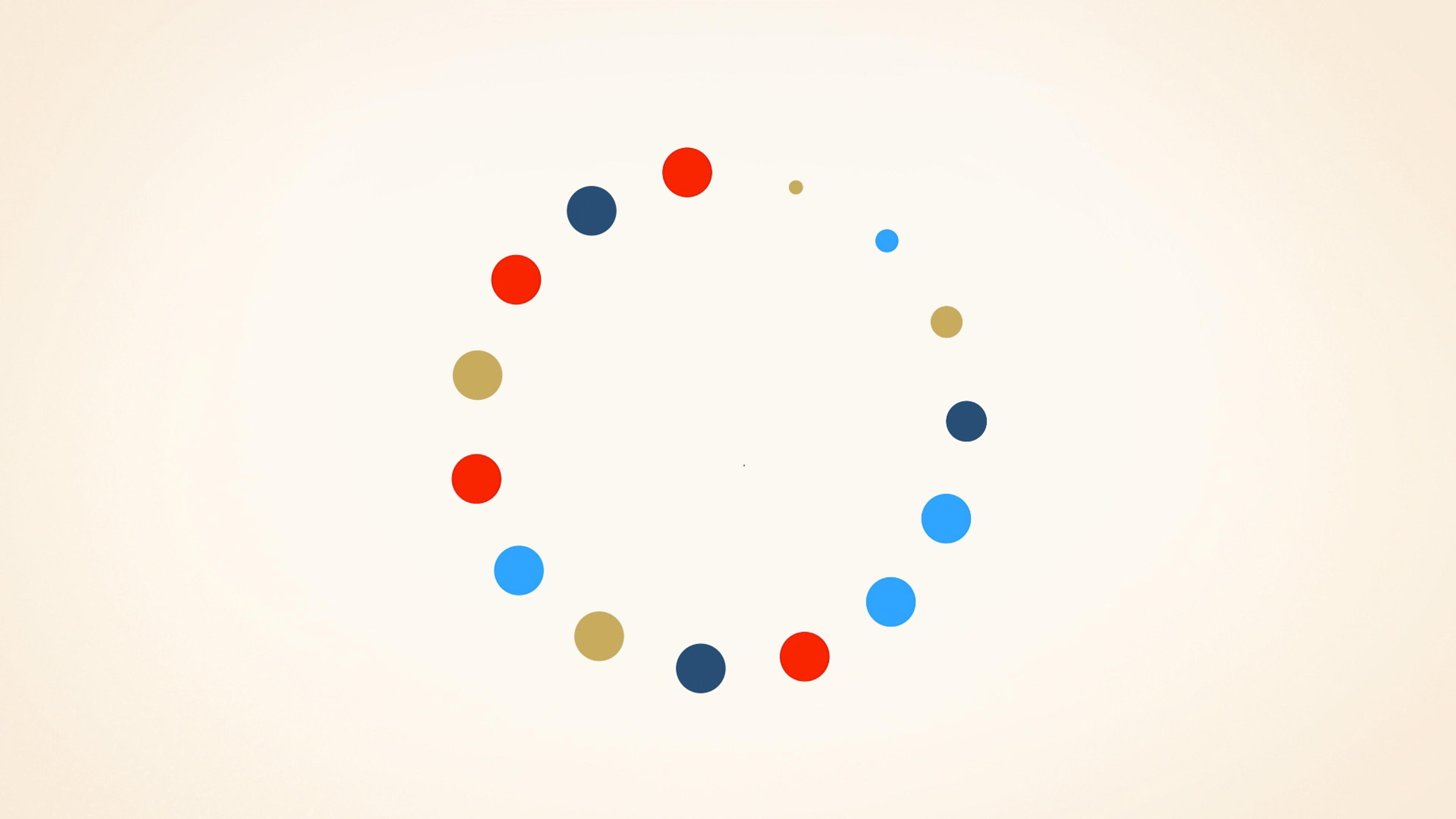 circular shape design from motion design