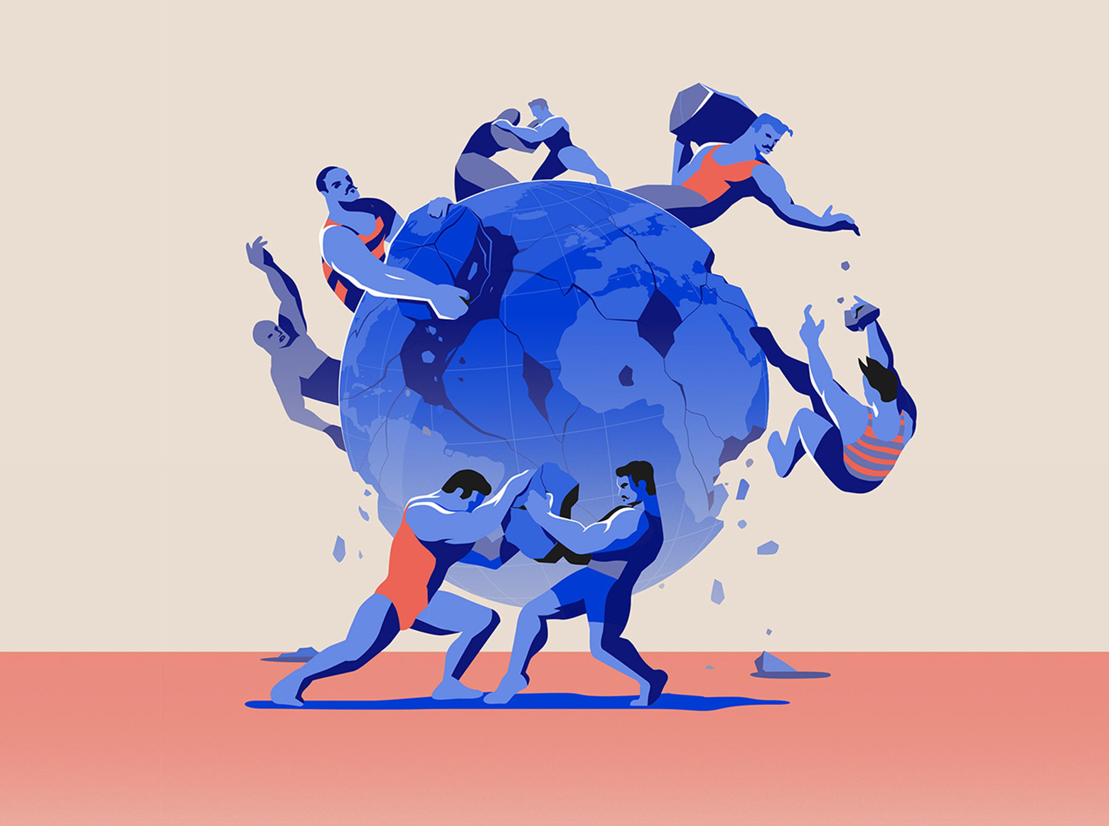 Wrestling on a broken earth