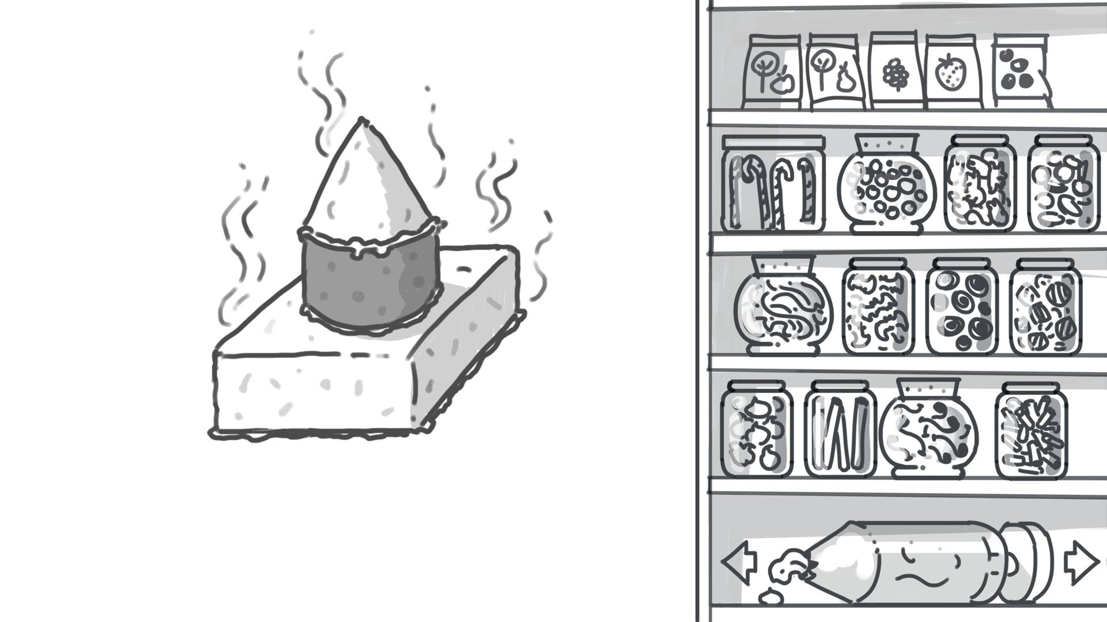 Sketch of how to decorate in the game Rosas Nabolag